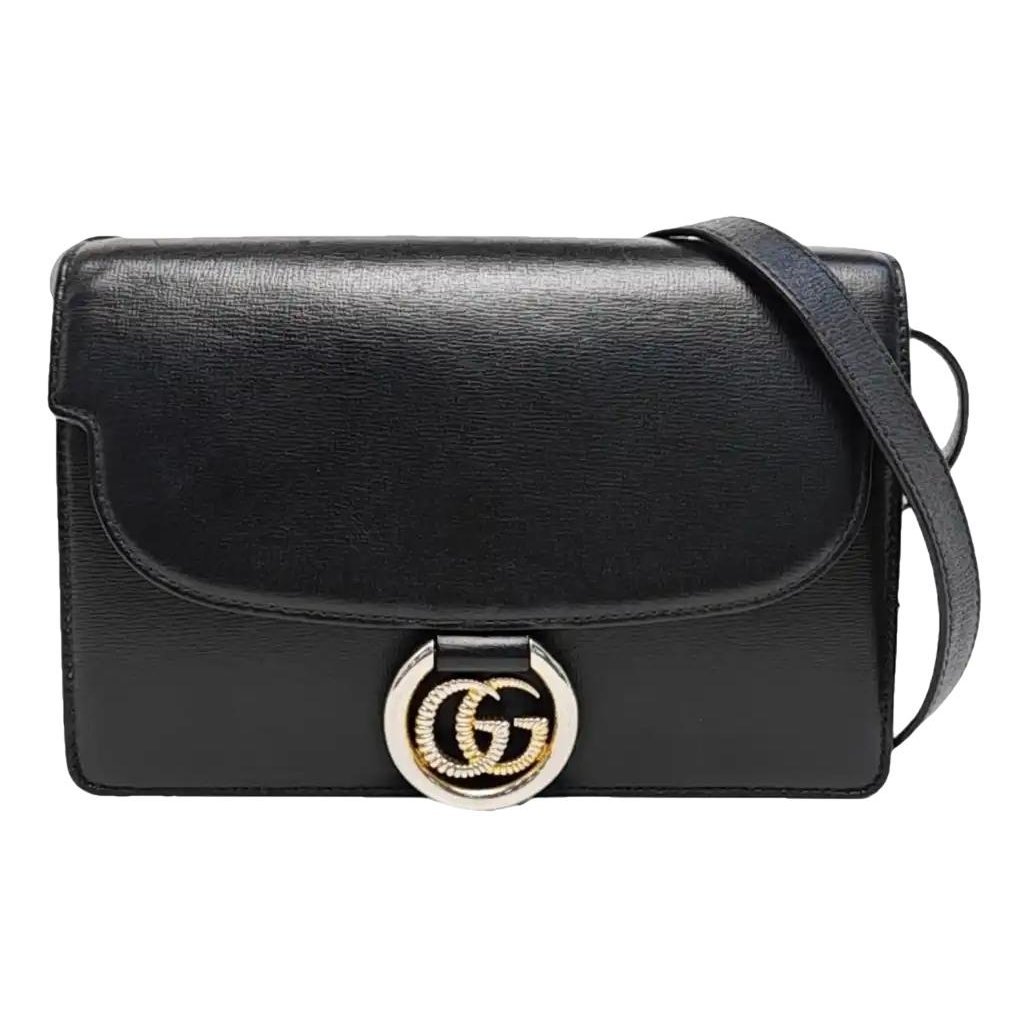 GG Ring leather handbag