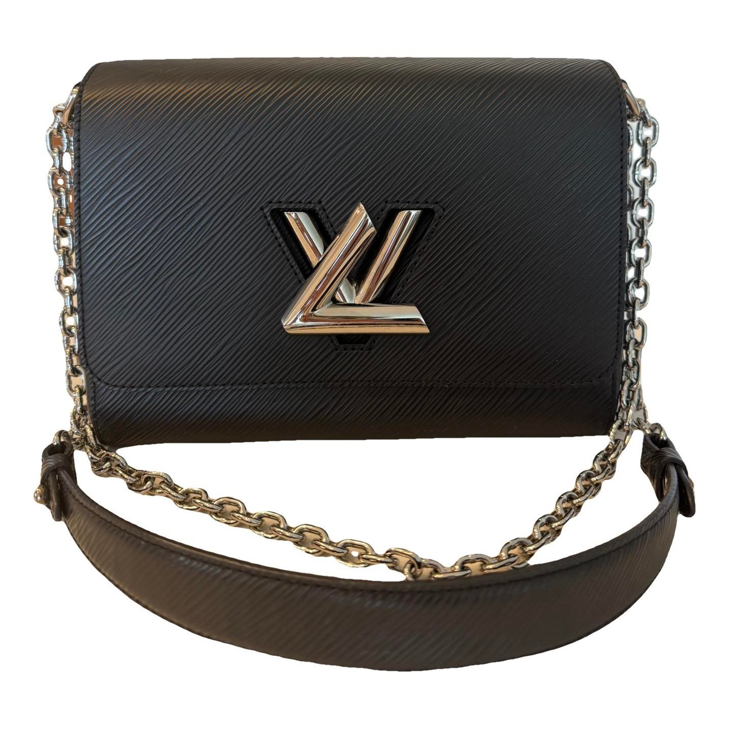 Twist leather crossbody bag
