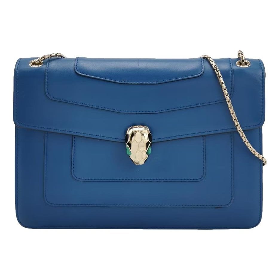 Serpenti leather handbag