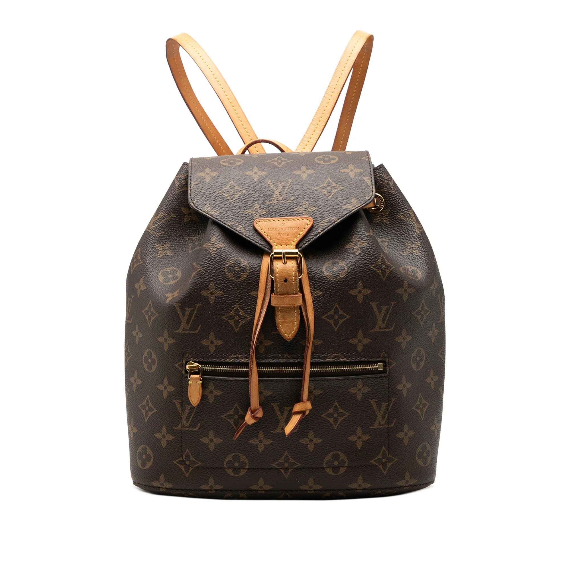 Louis Vuitton Montsouris leather backpack