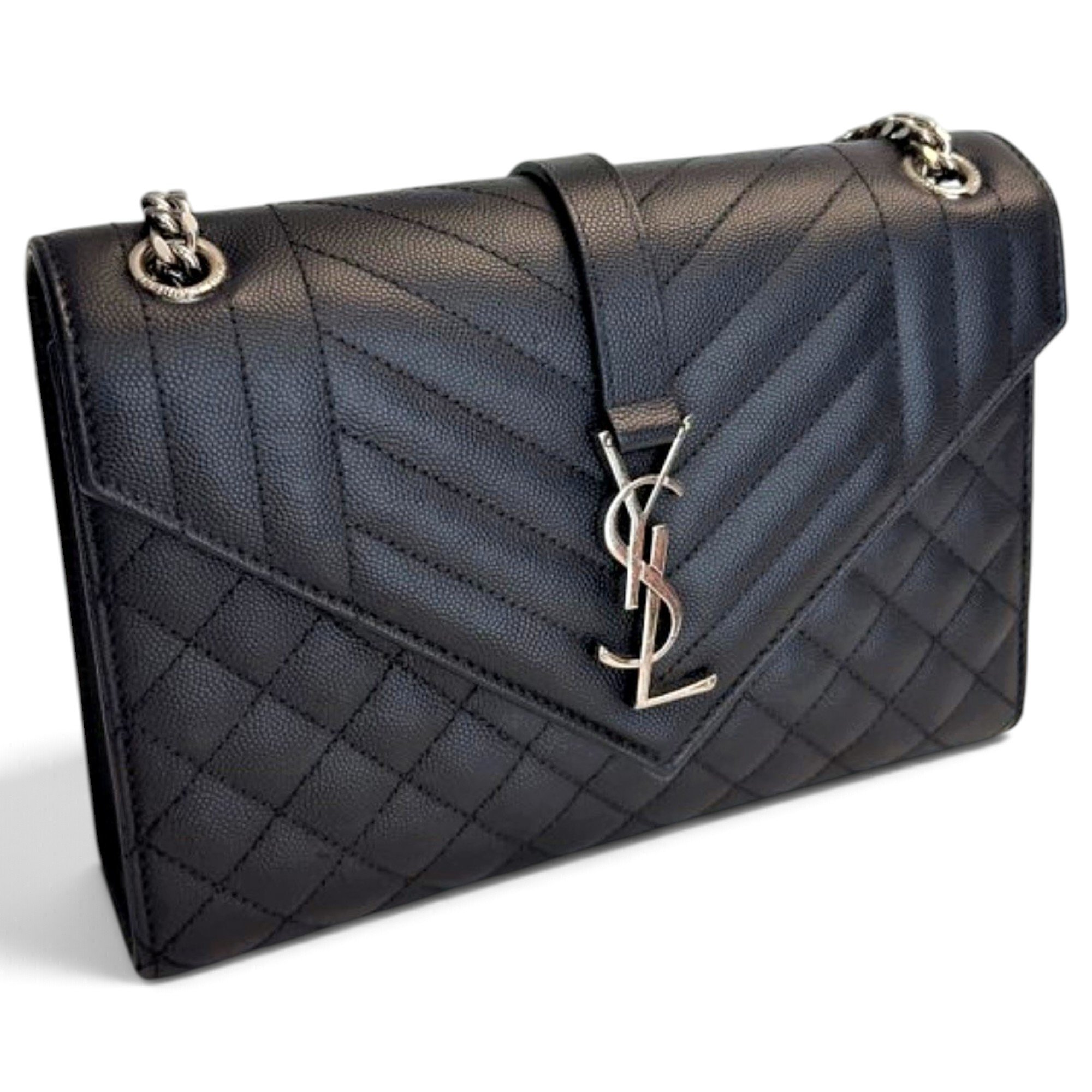 Saint Laurent Envelope leather crossbody bag