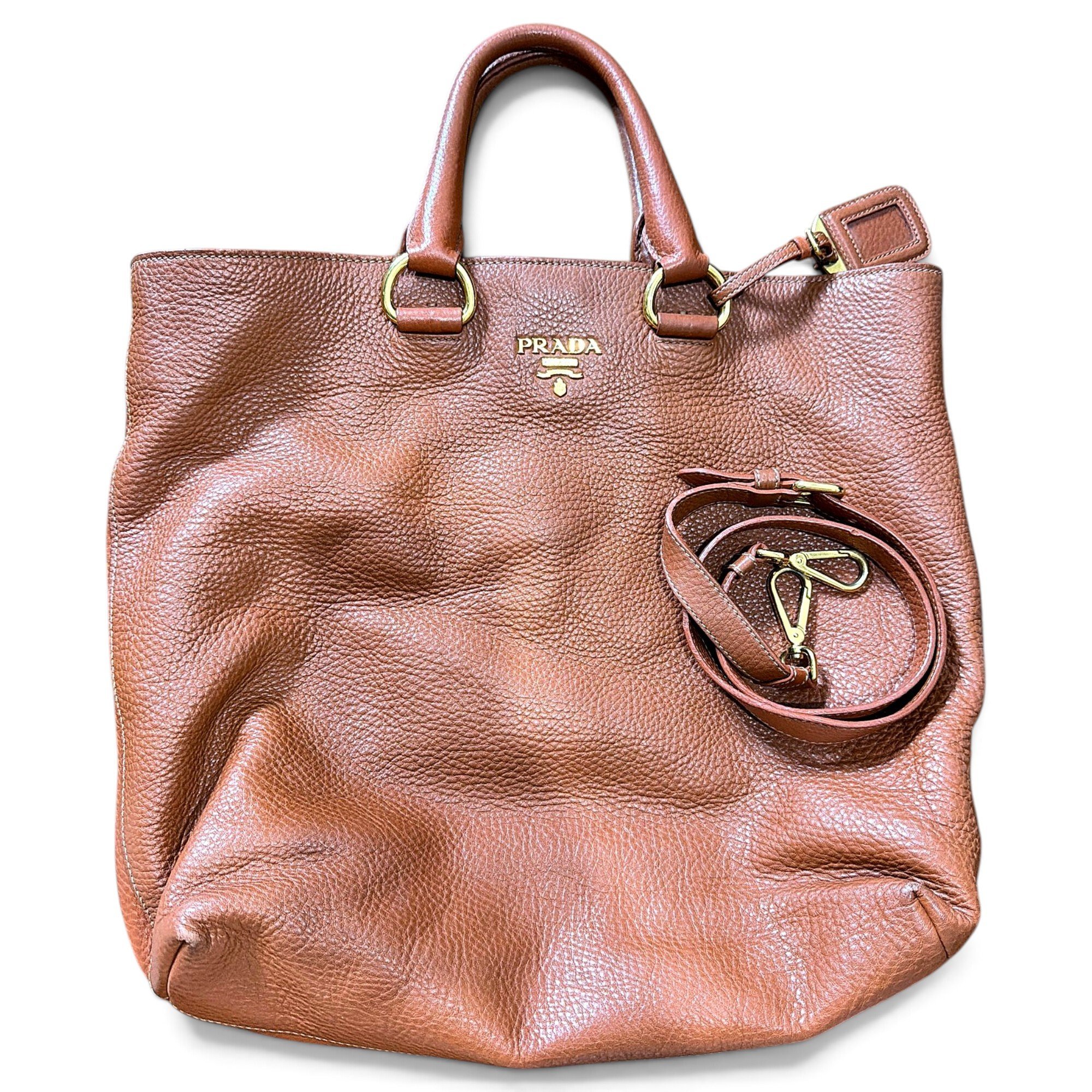 Leather tote