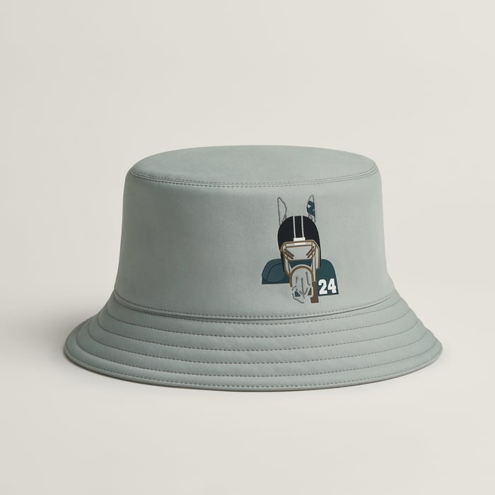 Gris Glacier Fred Quarterb'H Bucket Hat