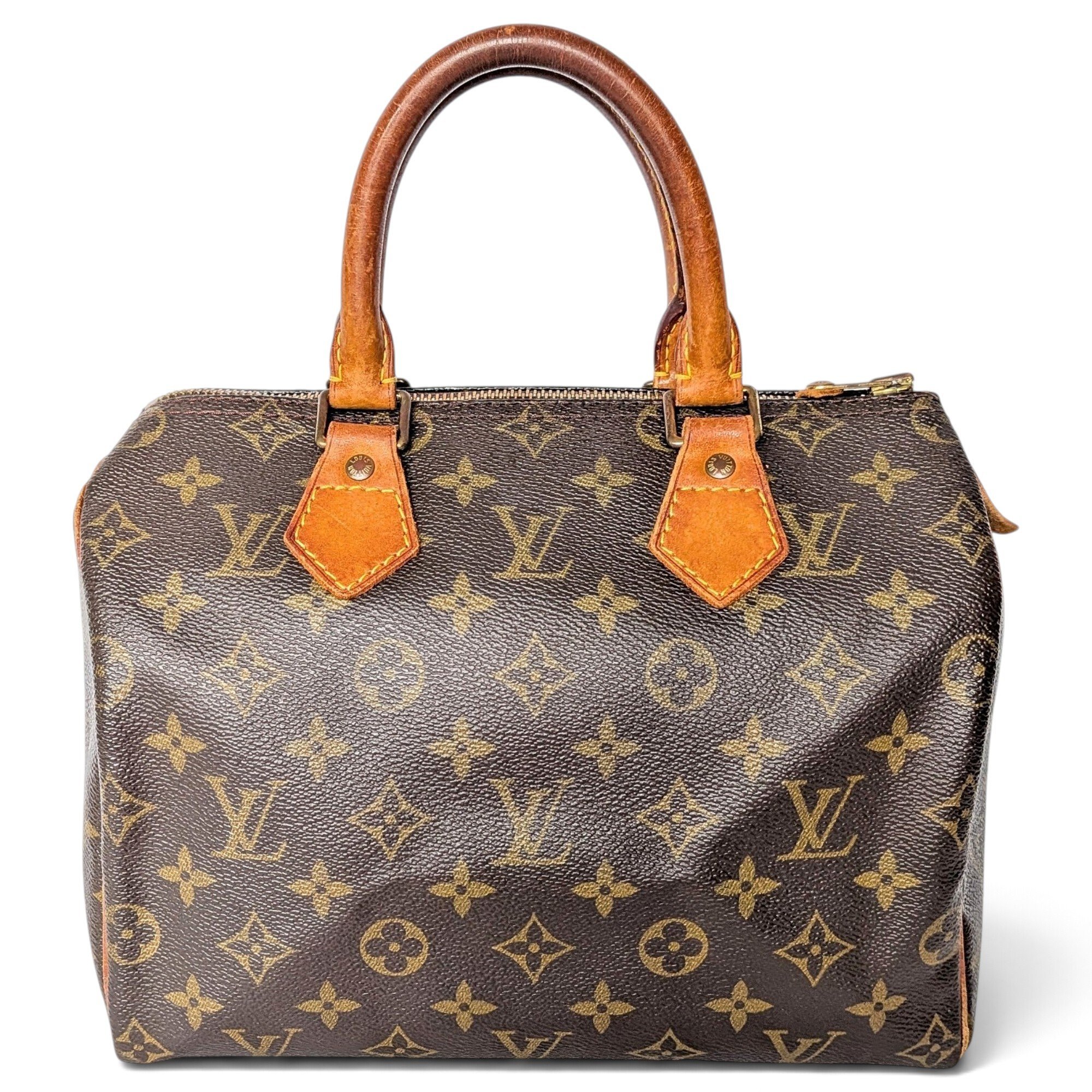 Speedy leather handbag