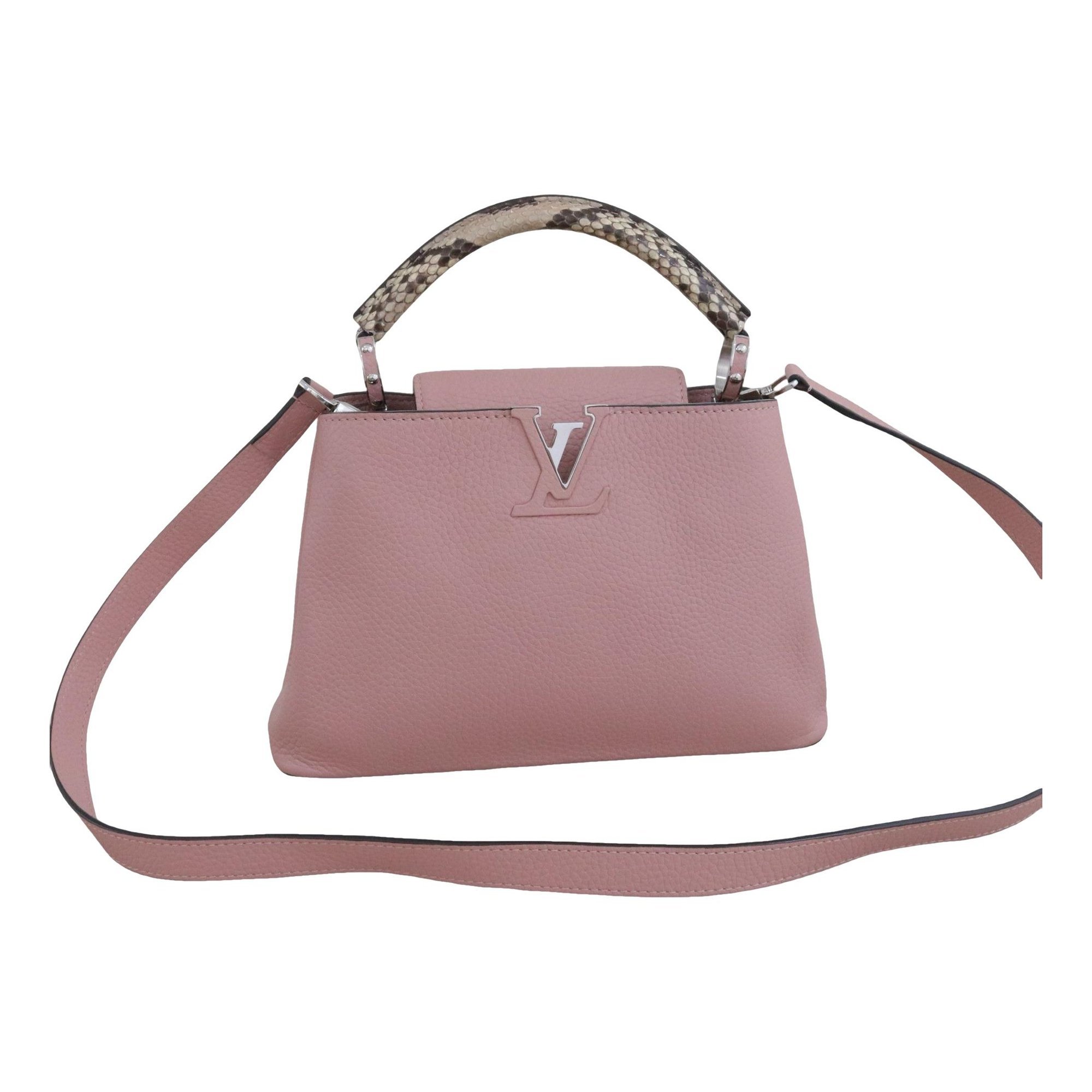 Capucines leather handbag
