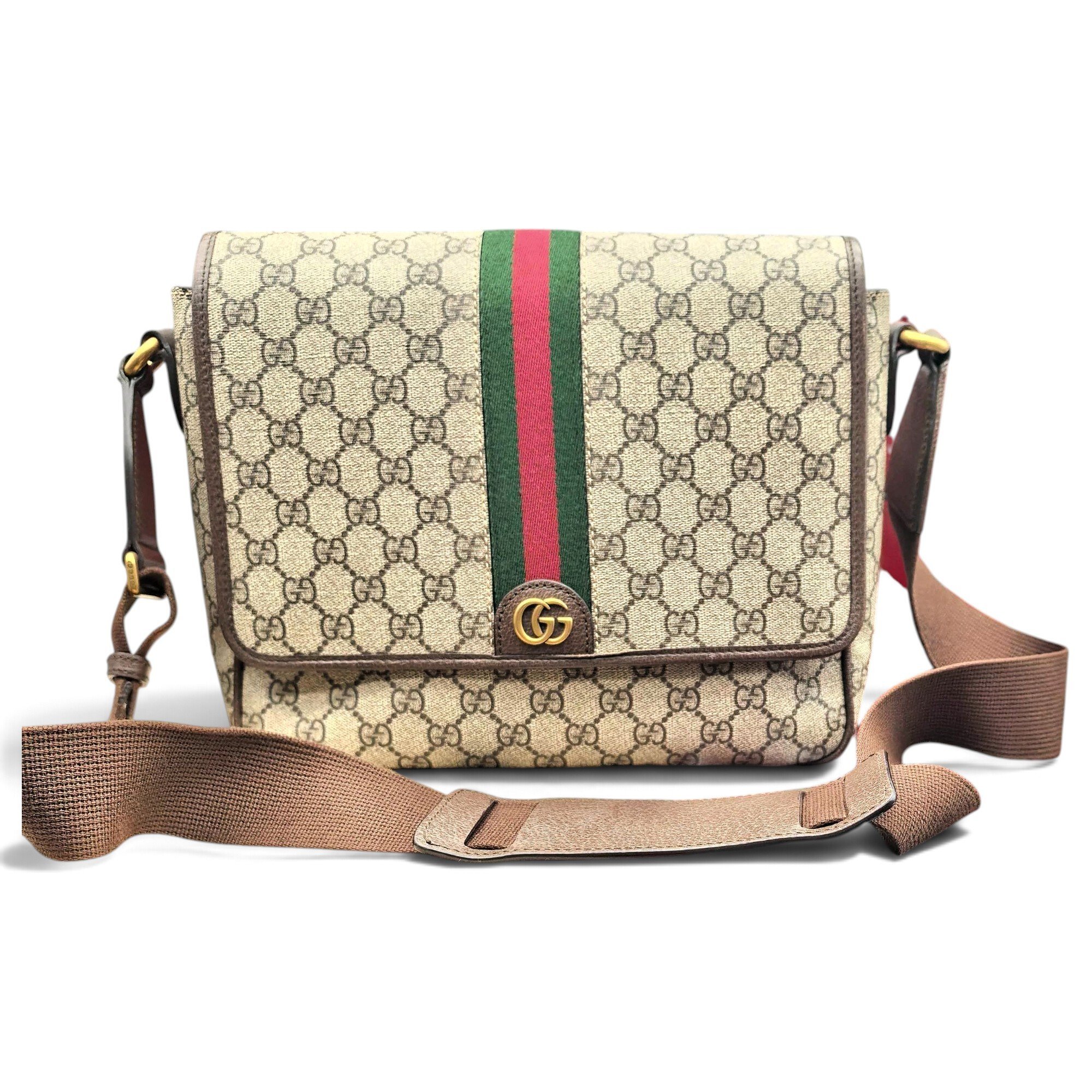 Ophidia cloth crossbody bag