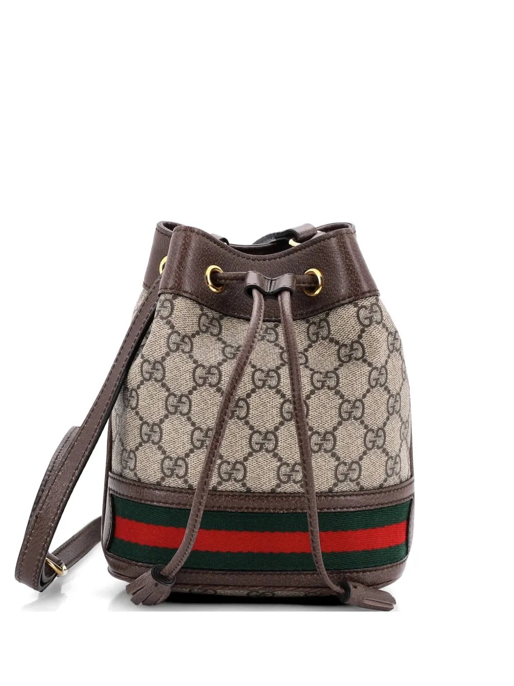 Ophidia GG Coated Canvas Mini bucket bag