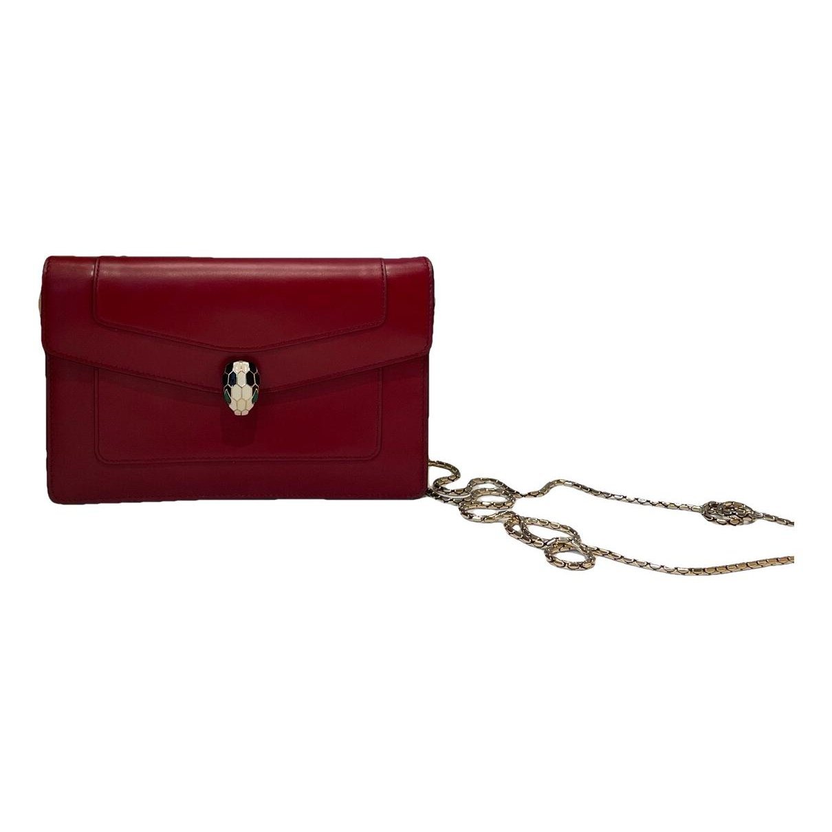 Serpenti leather handbag