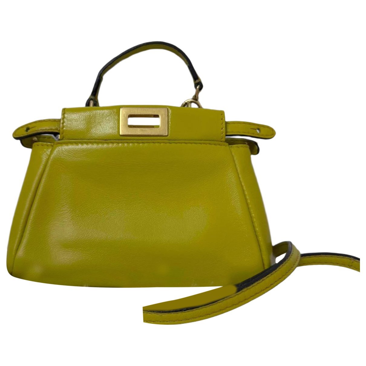 Peekaboo leather handbag