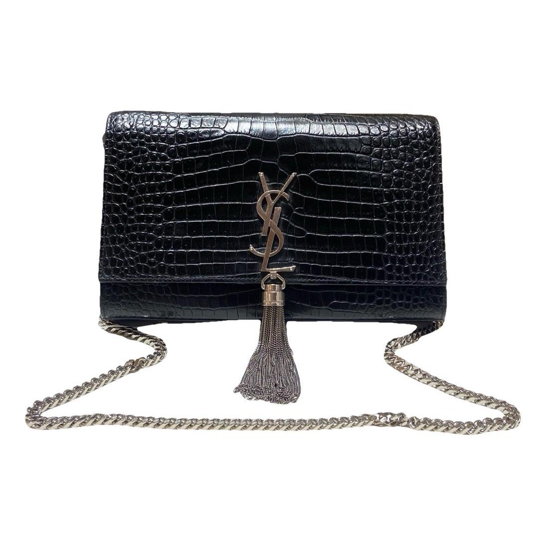 Pompom Kate leather handbag