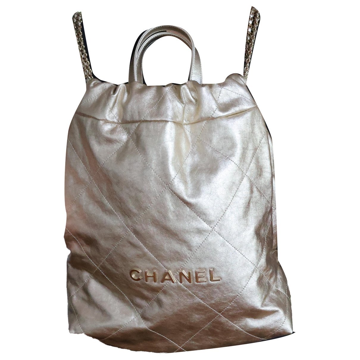 Chanel 22 leather backpack