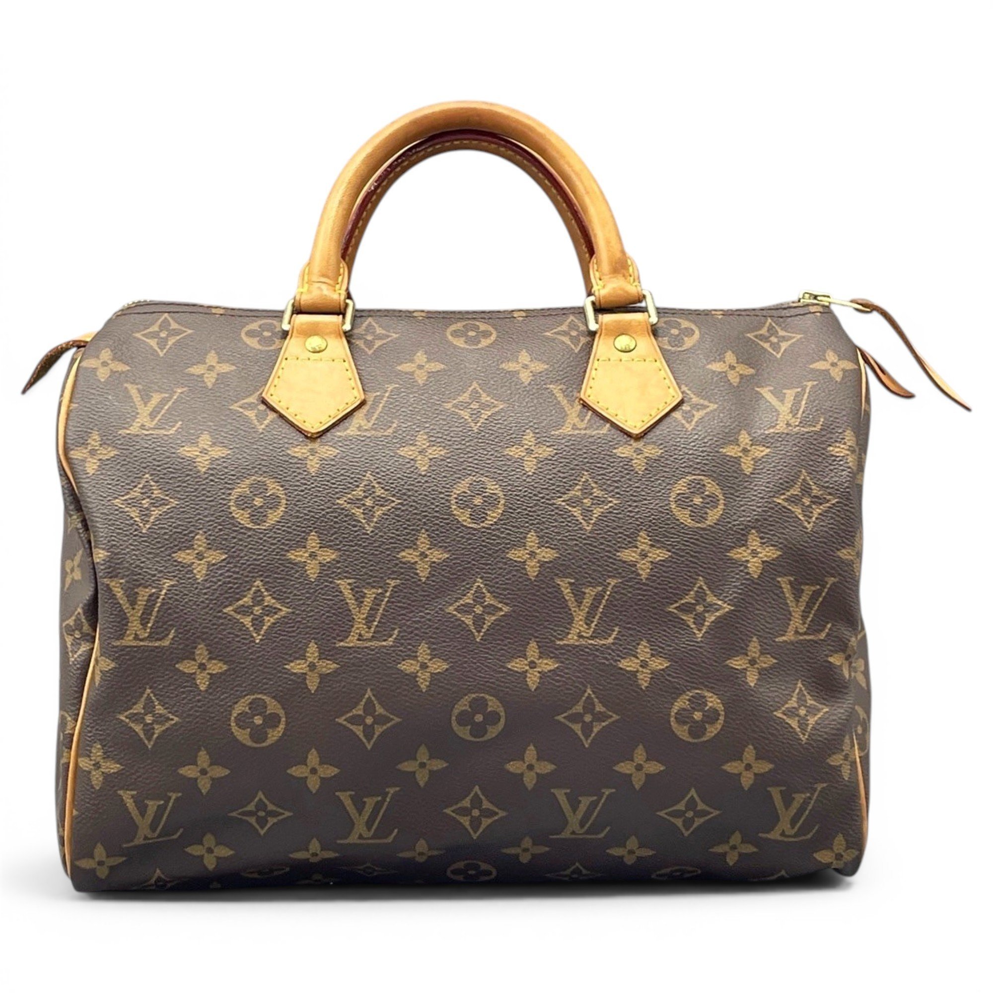 Speedy leather handbag