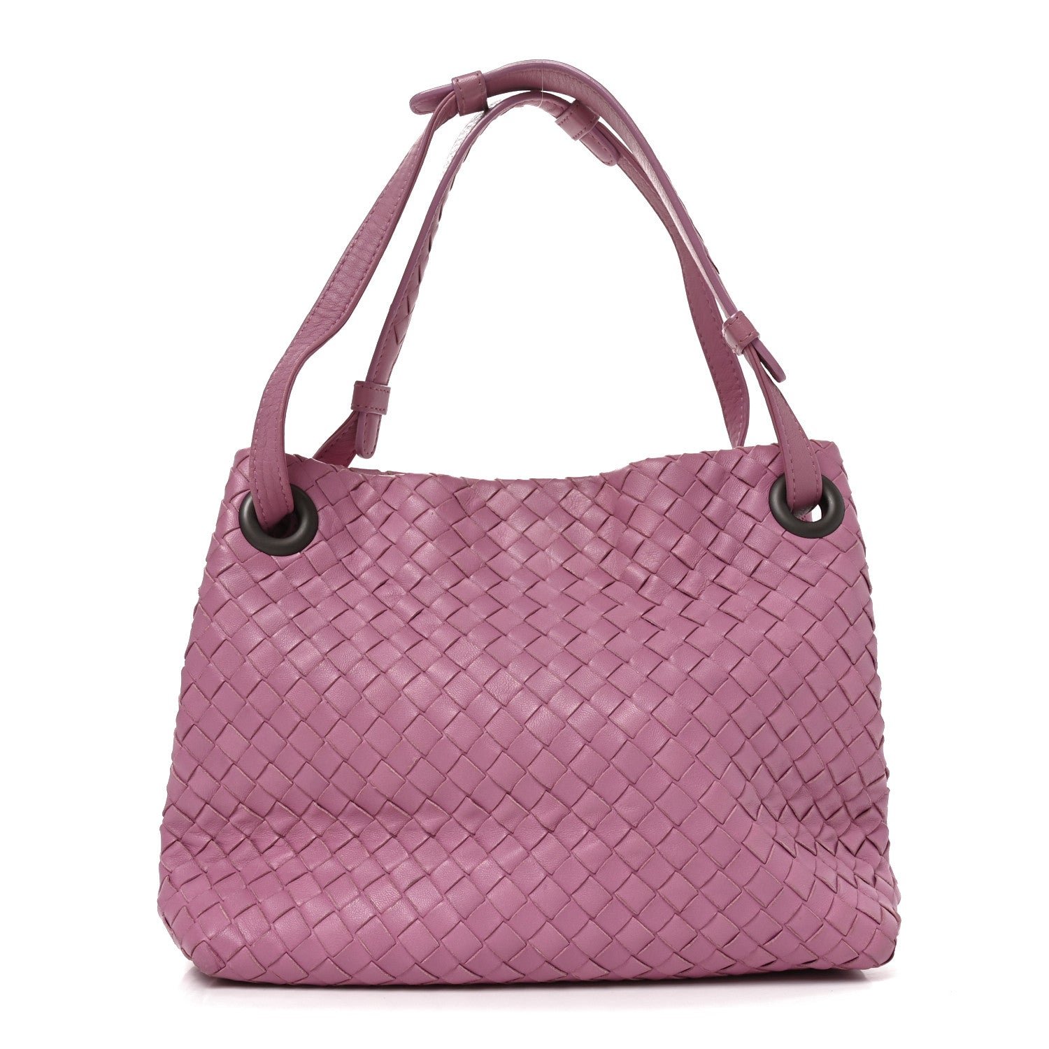 Bottega Veneta Nappa Intrecciato Small Garda Bag Pink