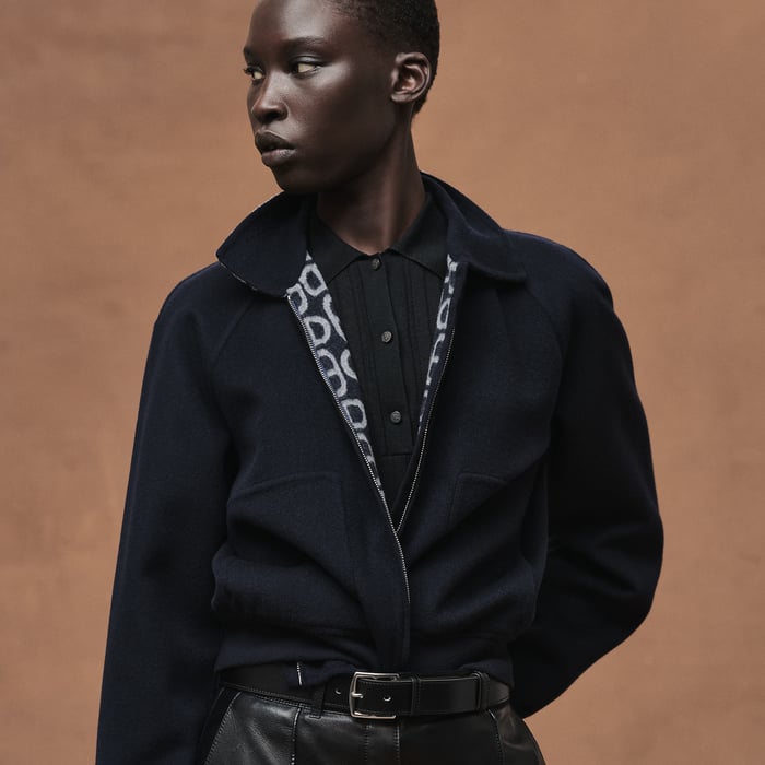 Bleu Marine "Chaine d'Ancre" Jacket