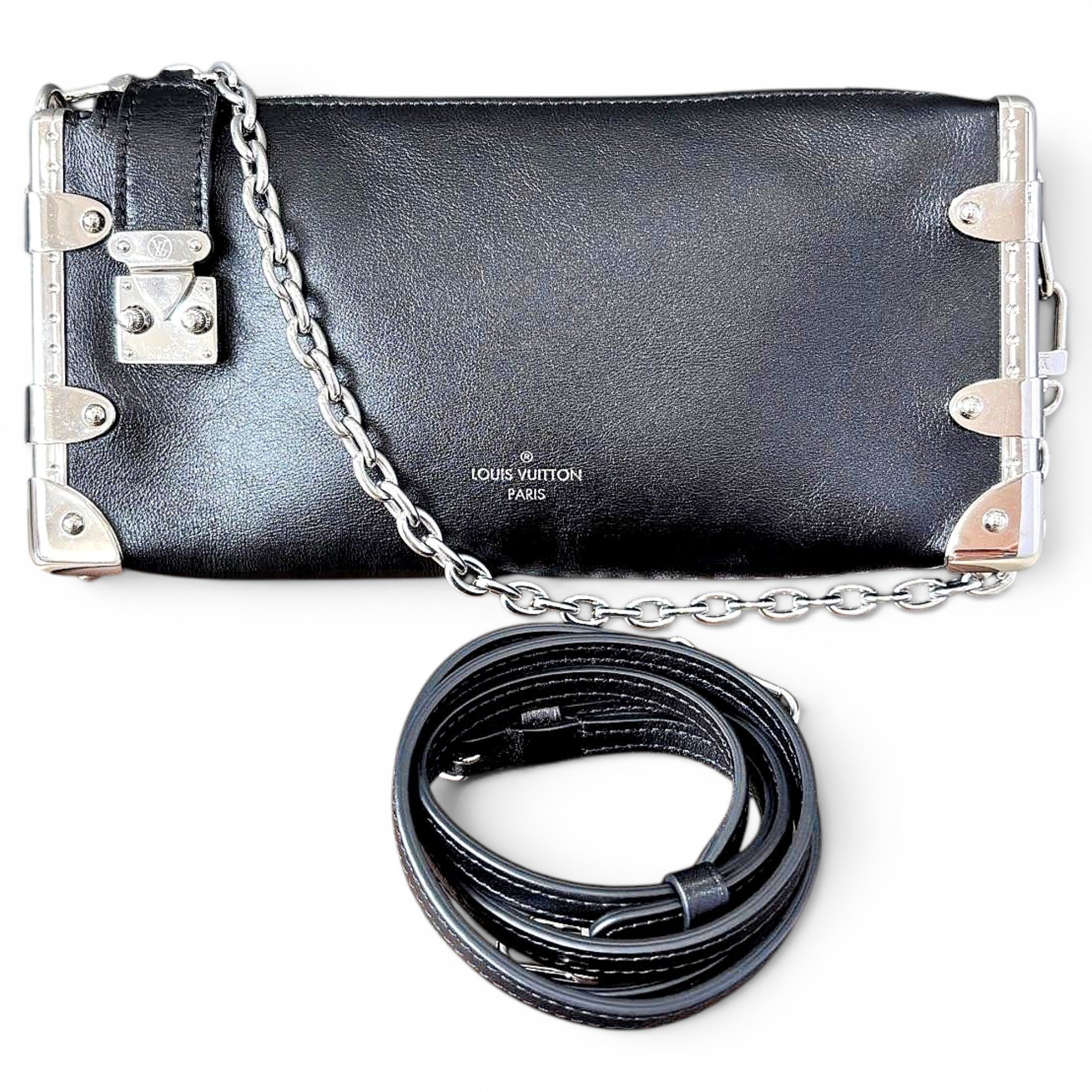 Louis Vuitton Pochette Trunk leather handbag