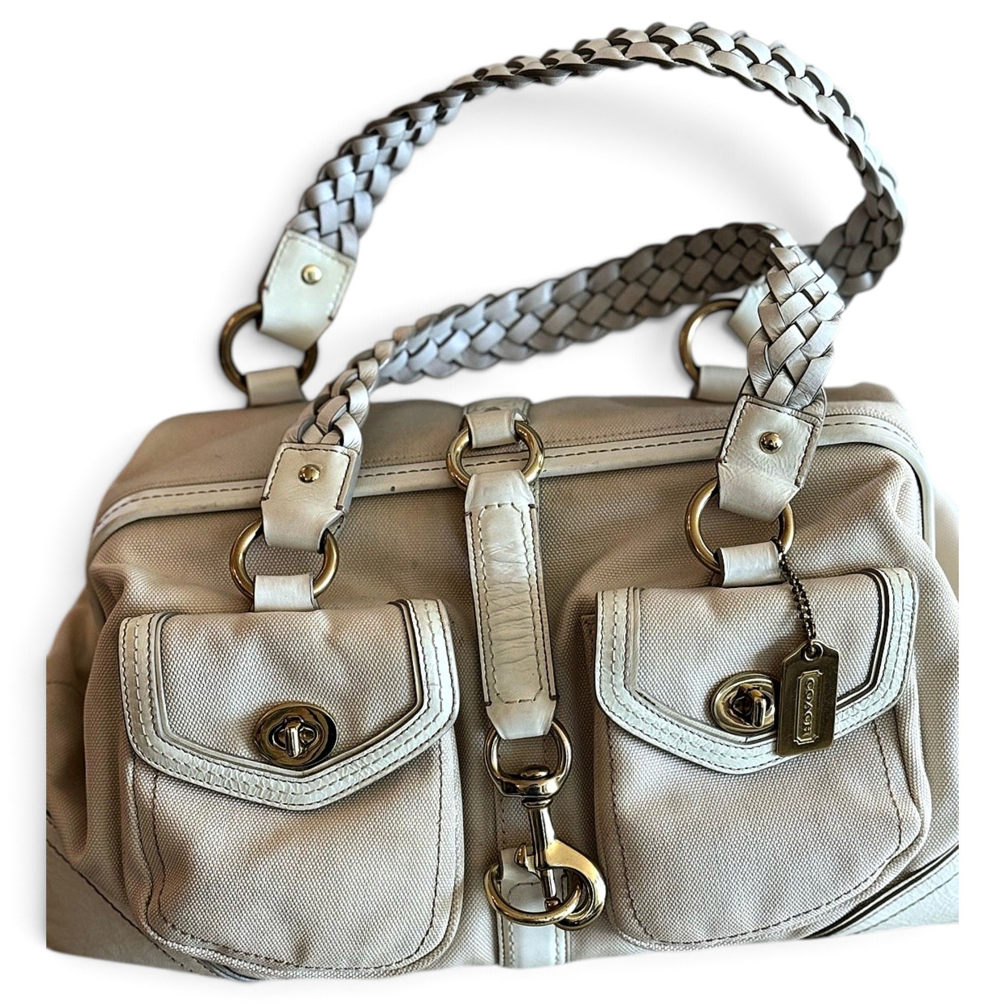 Leather satchel
