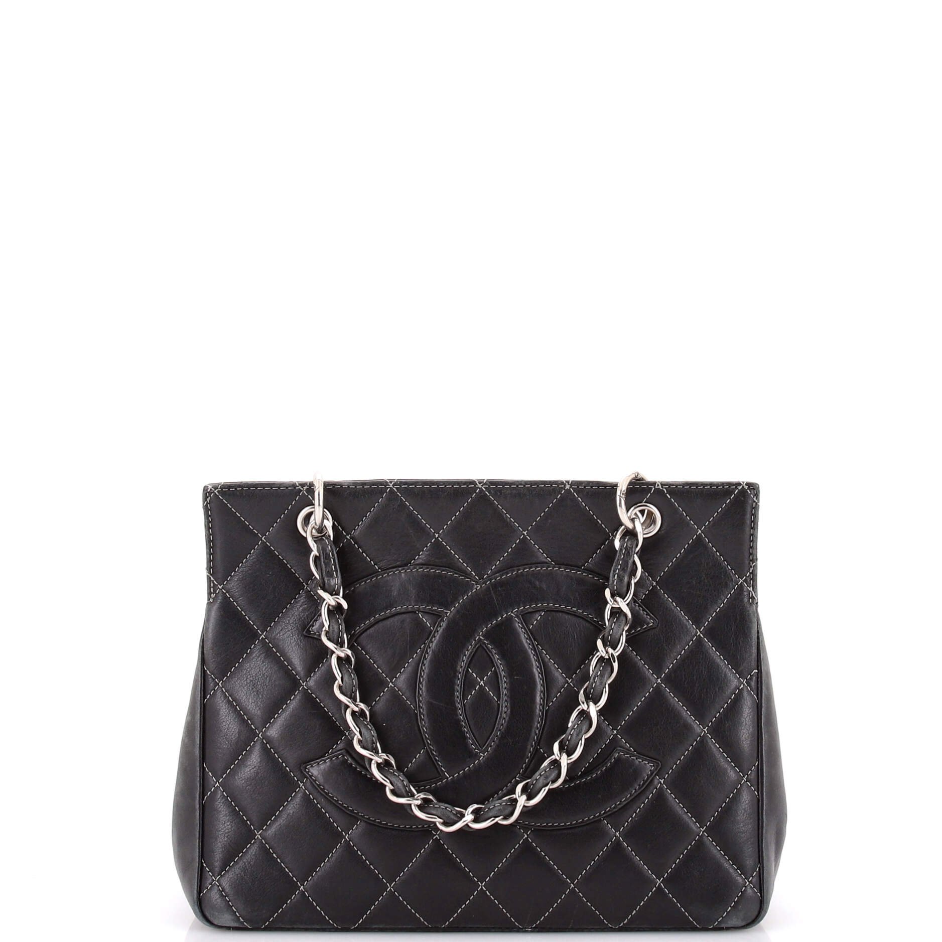 Chanel Petite Timeless Tote Stitched Calfskin