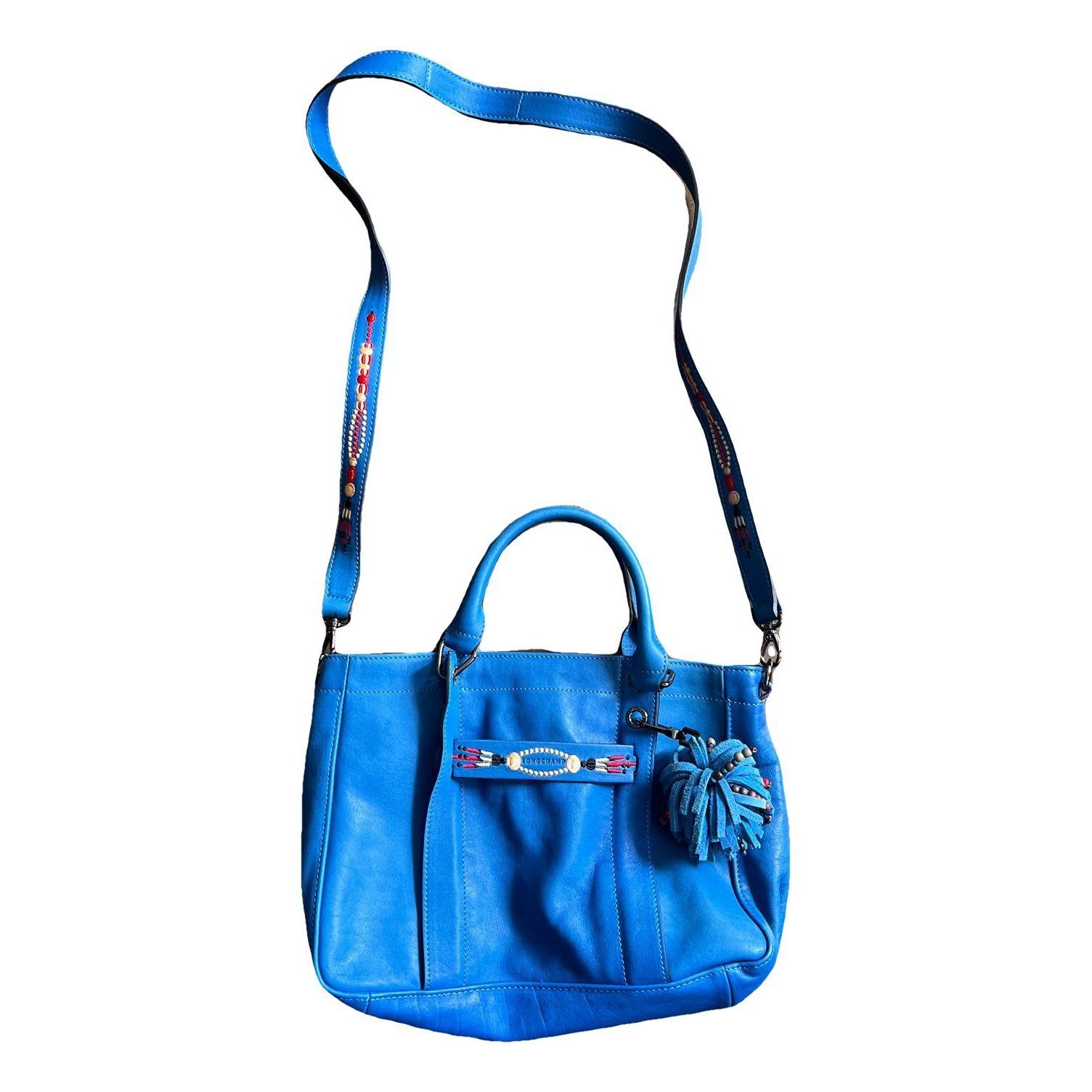 3D leather handbag