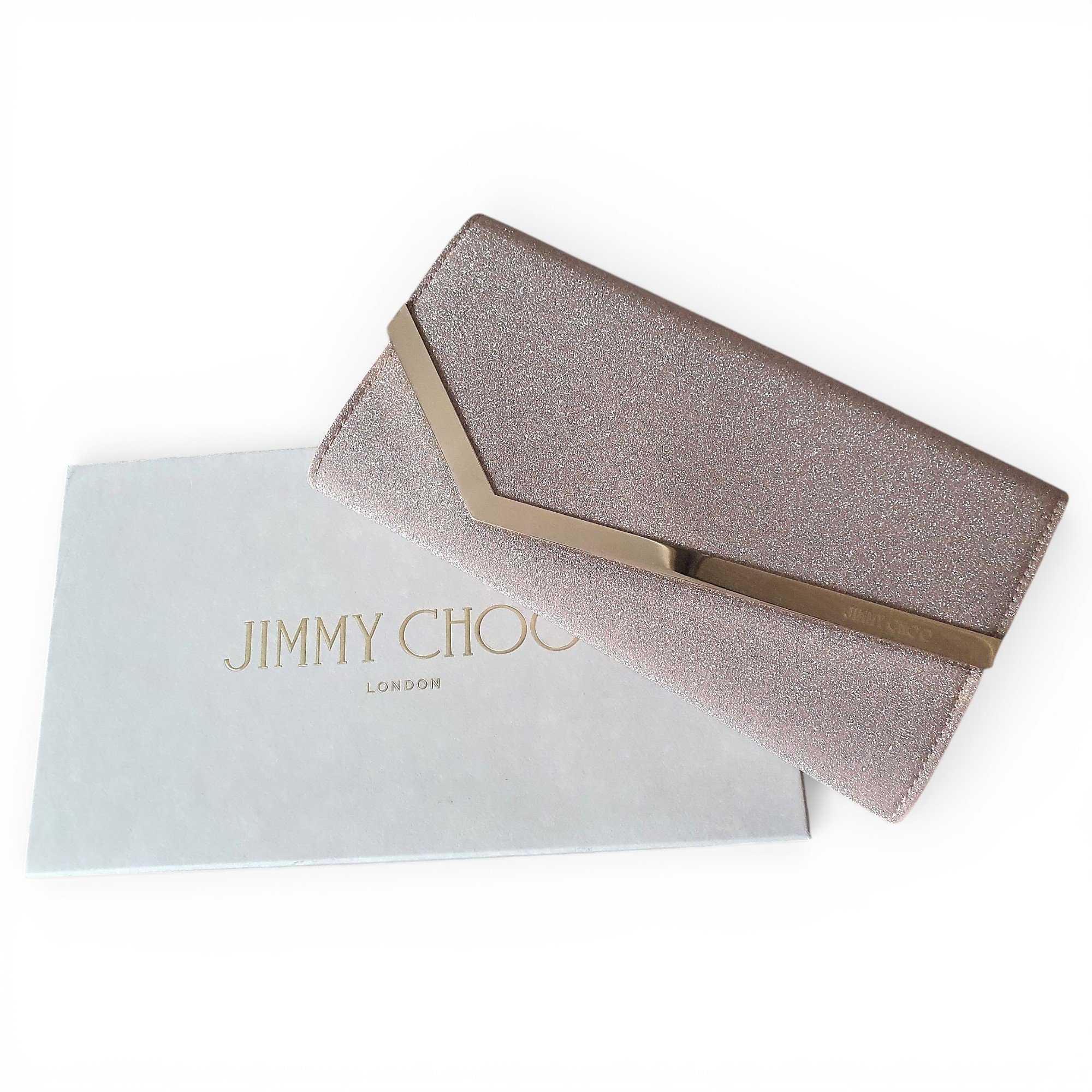 Glitter clutch bag