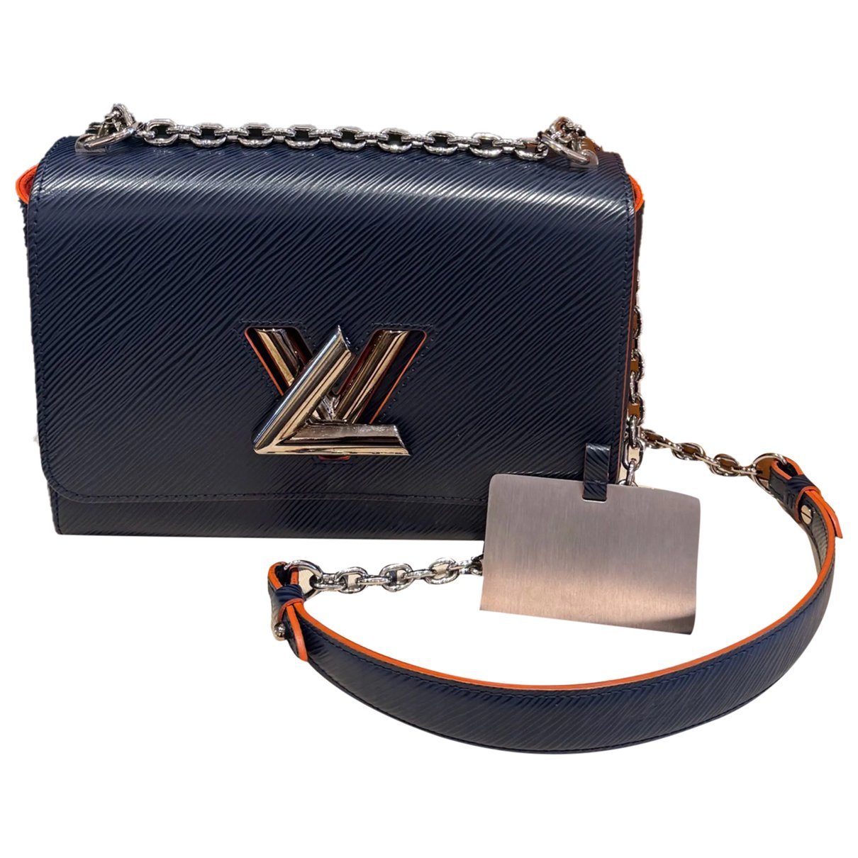 Twist leather crossbody bag