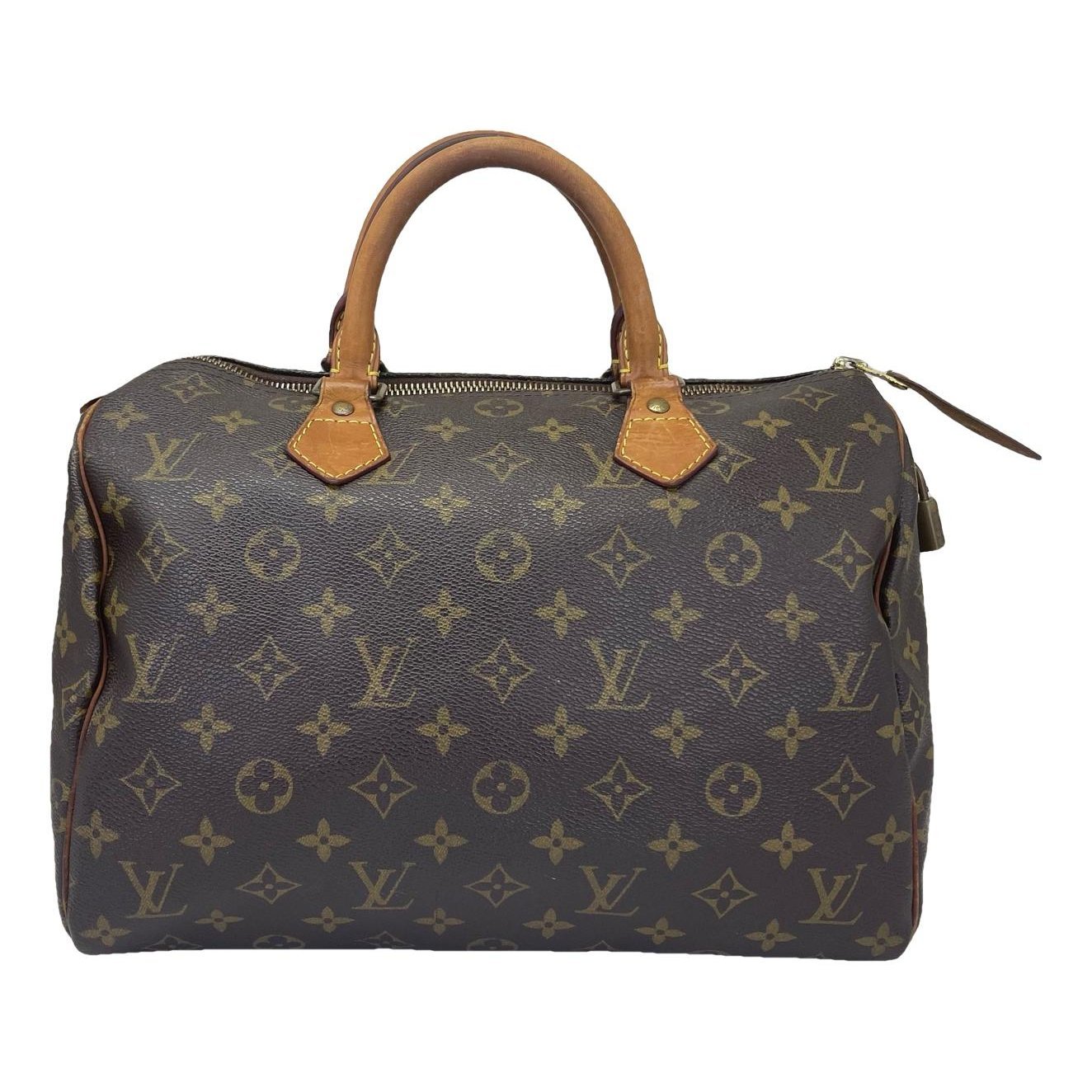Speedy leather handbag