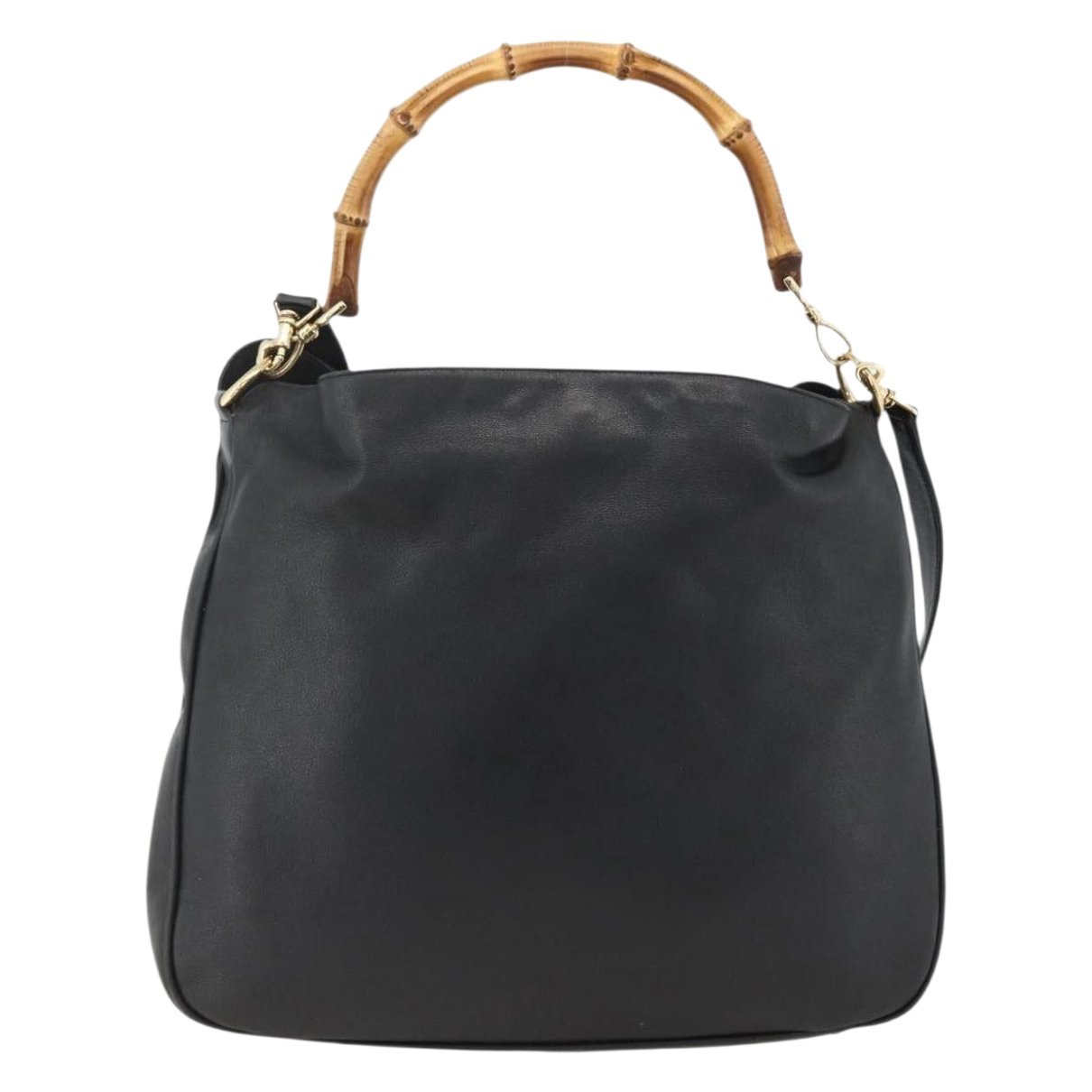Bamboo leather handbag