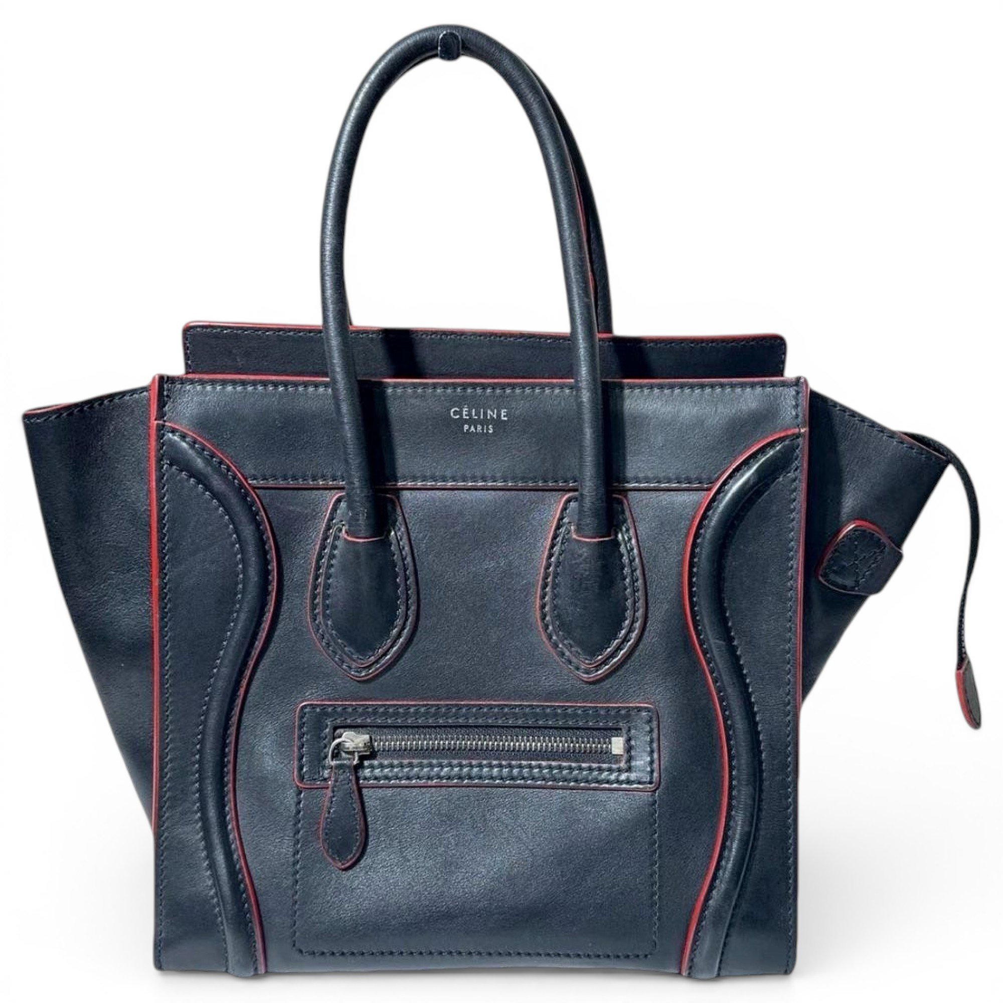 Luggage leather handbag