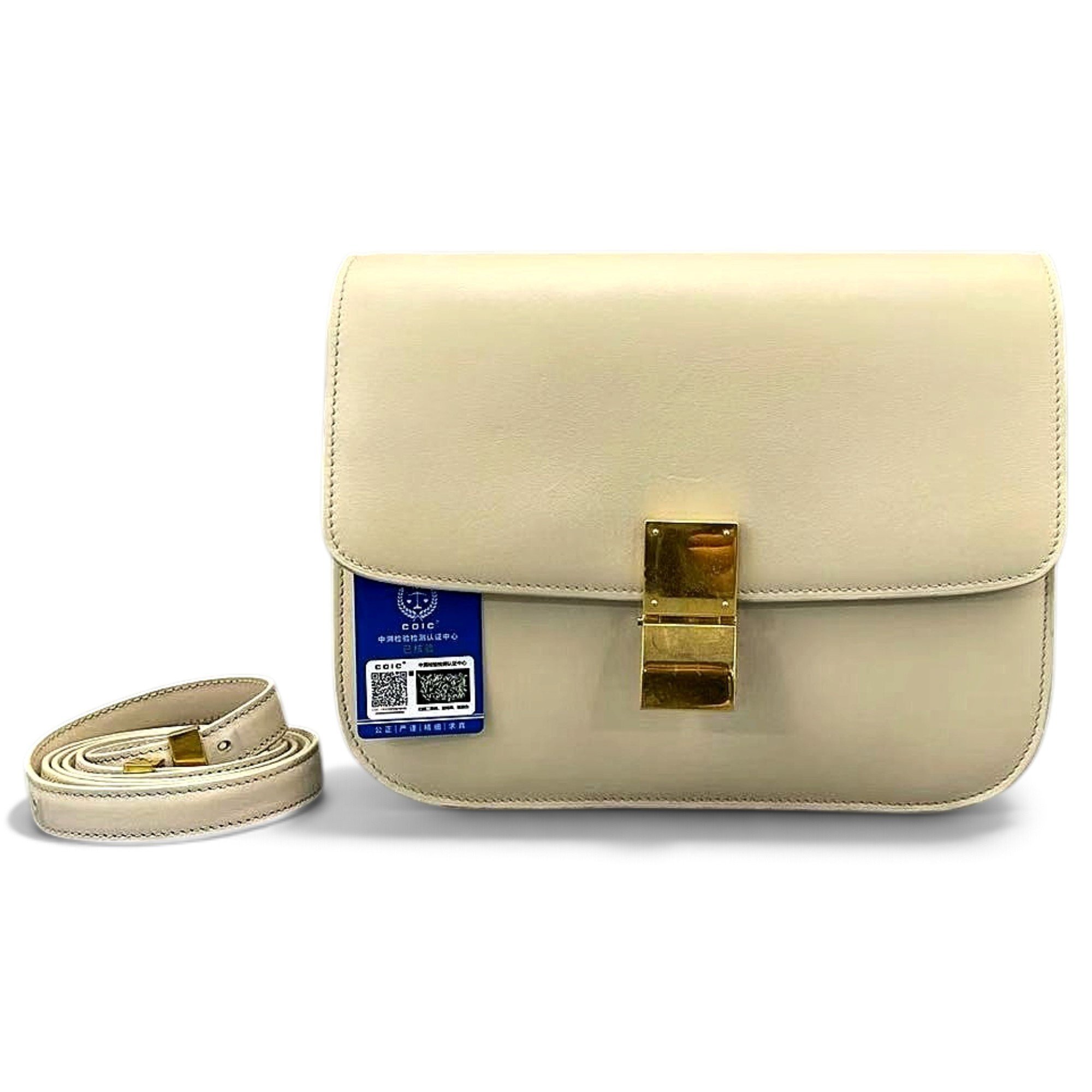 Classic leather crossbody bag