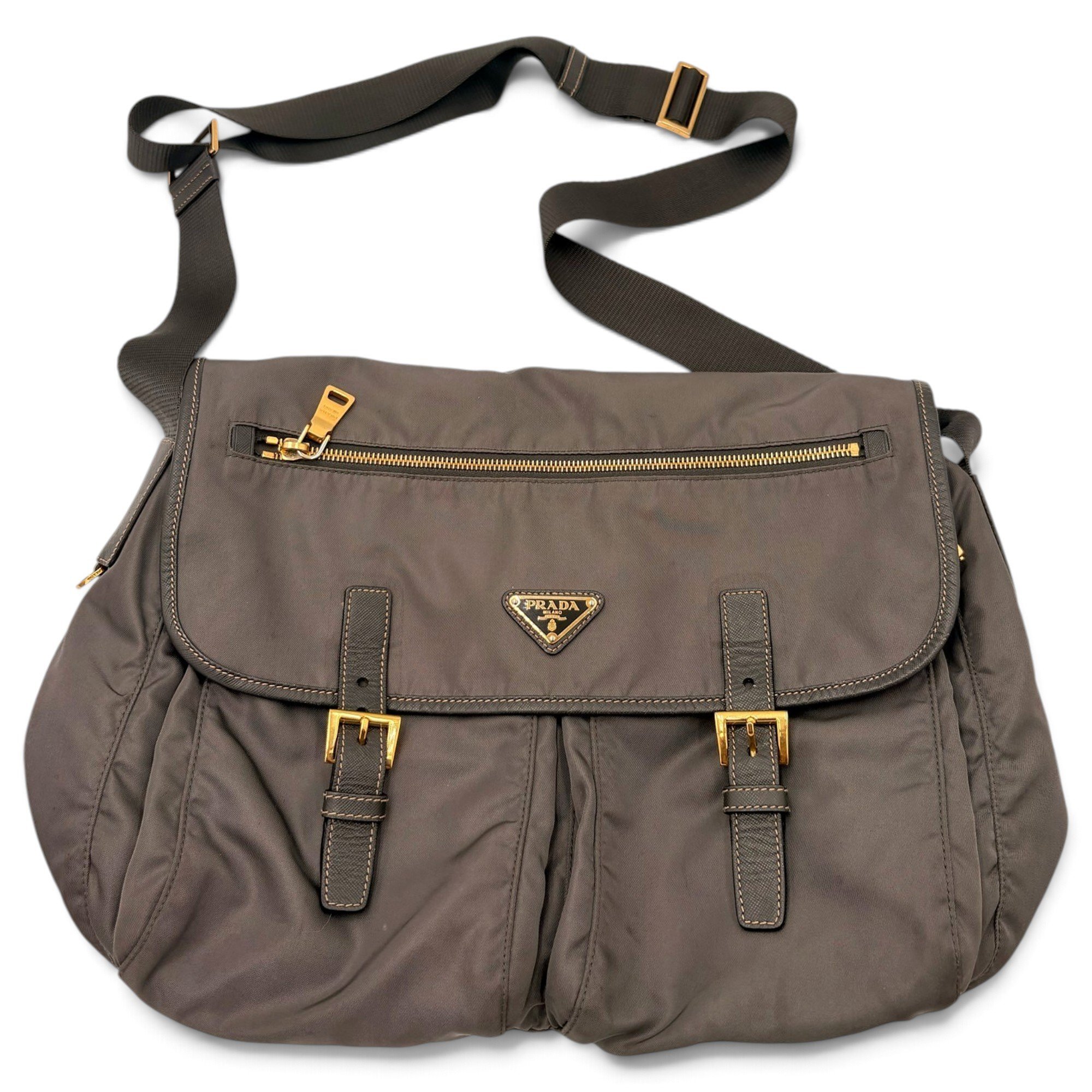 Re-Nylon satchel