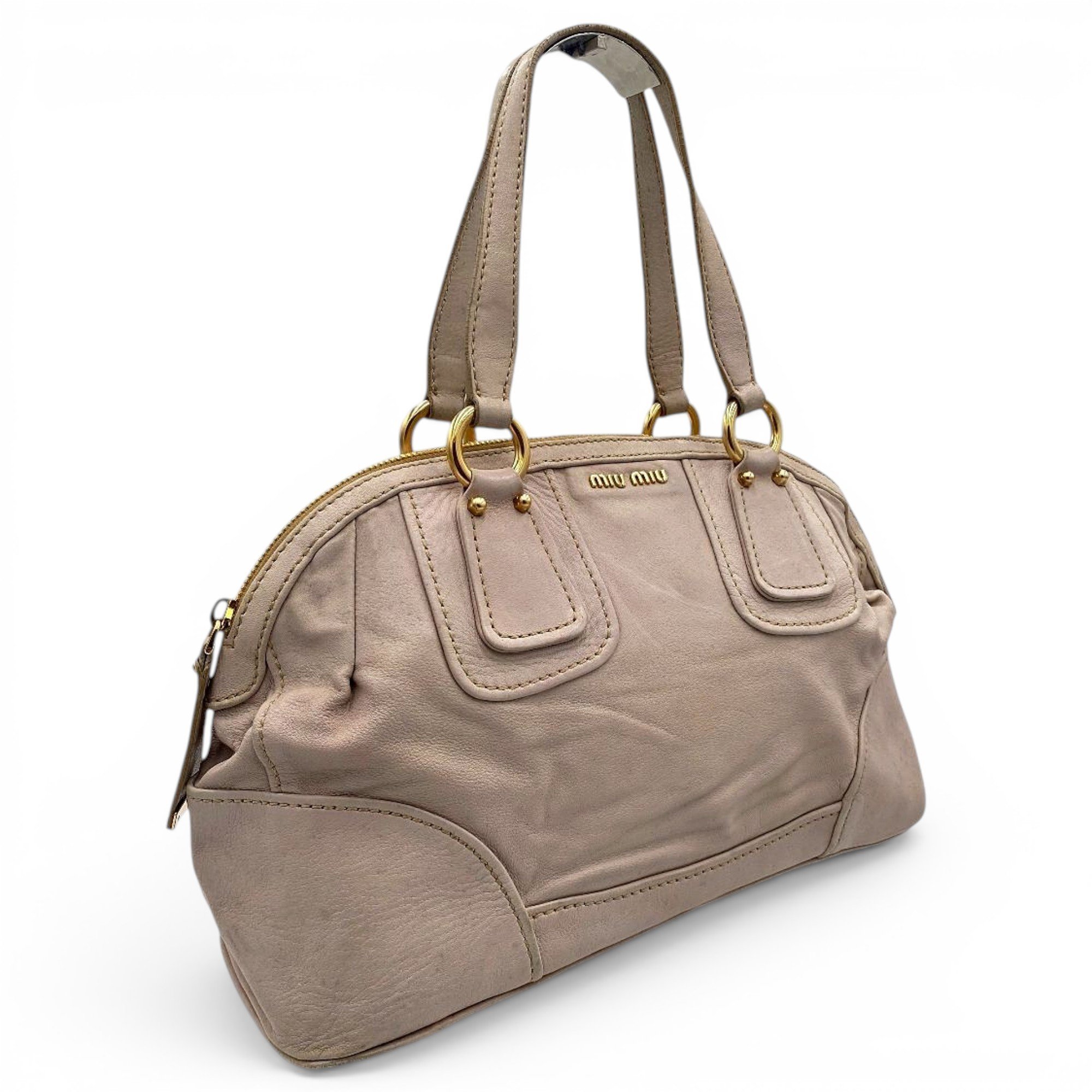 Leather satchel