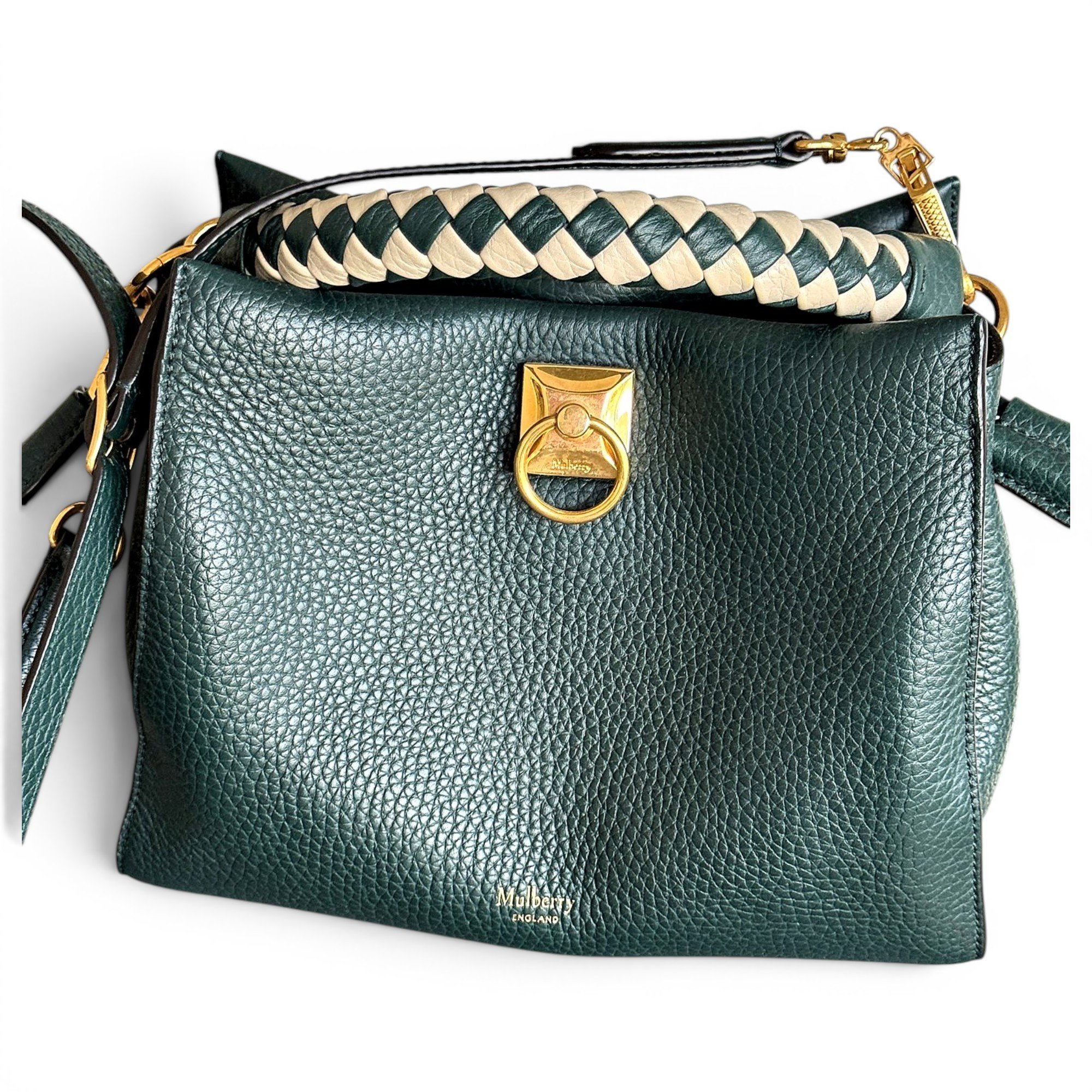 Iris leather handbag