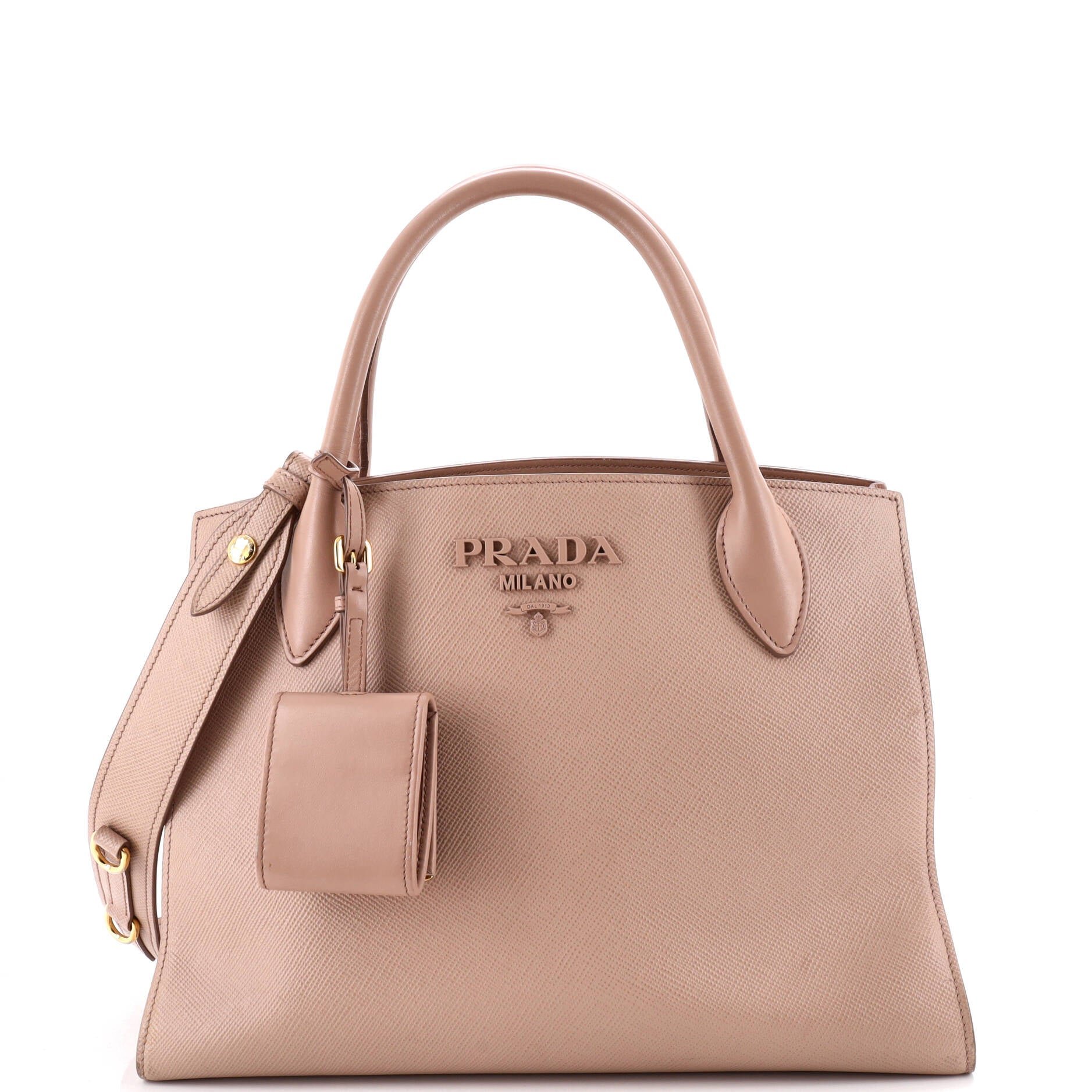 Monochrome Tote Saffiano with City Calf Medium