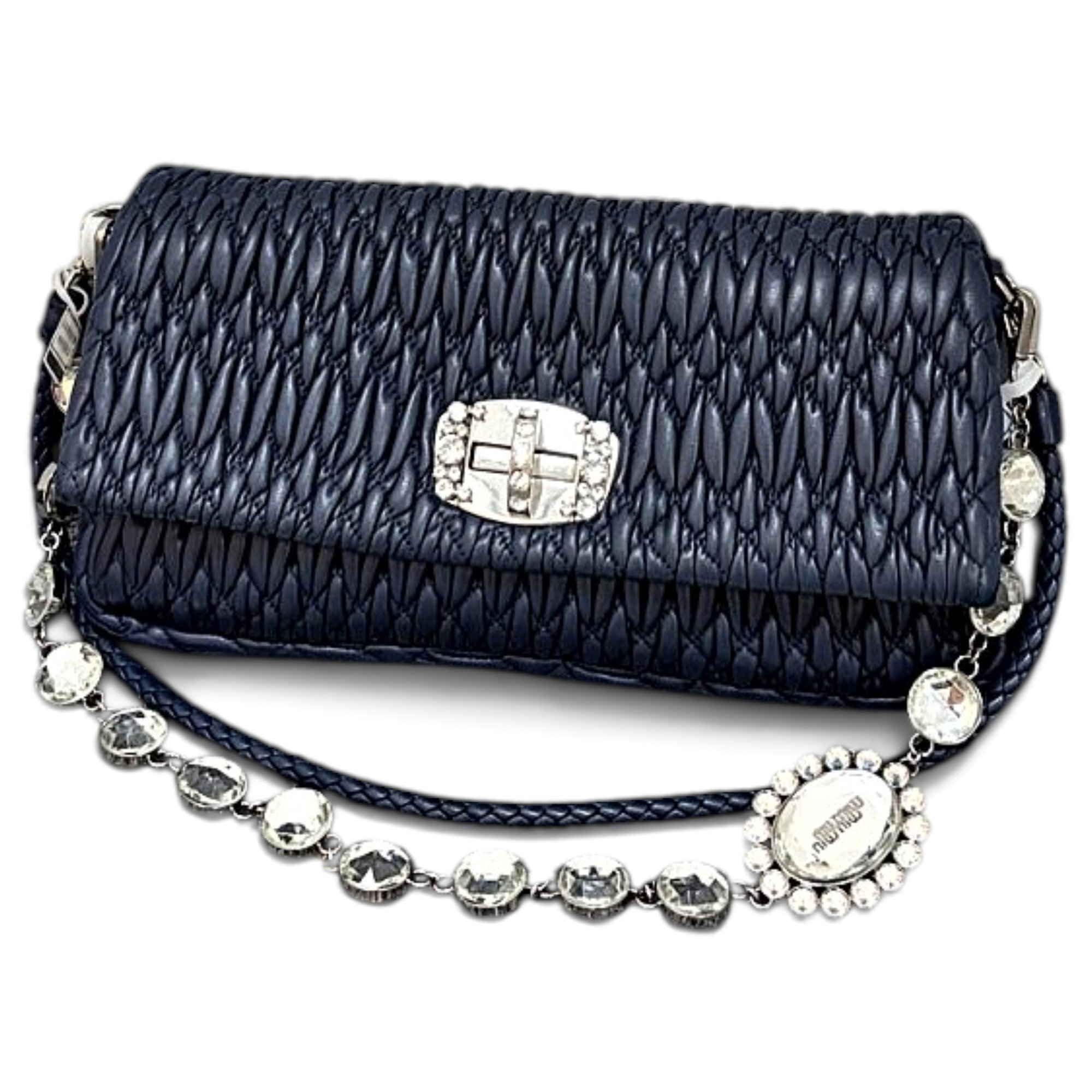 Miu Miu Matelassé leather handbag