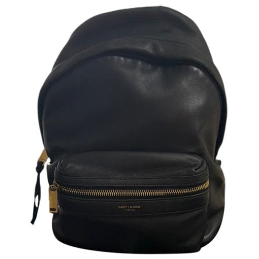 Leather backpack