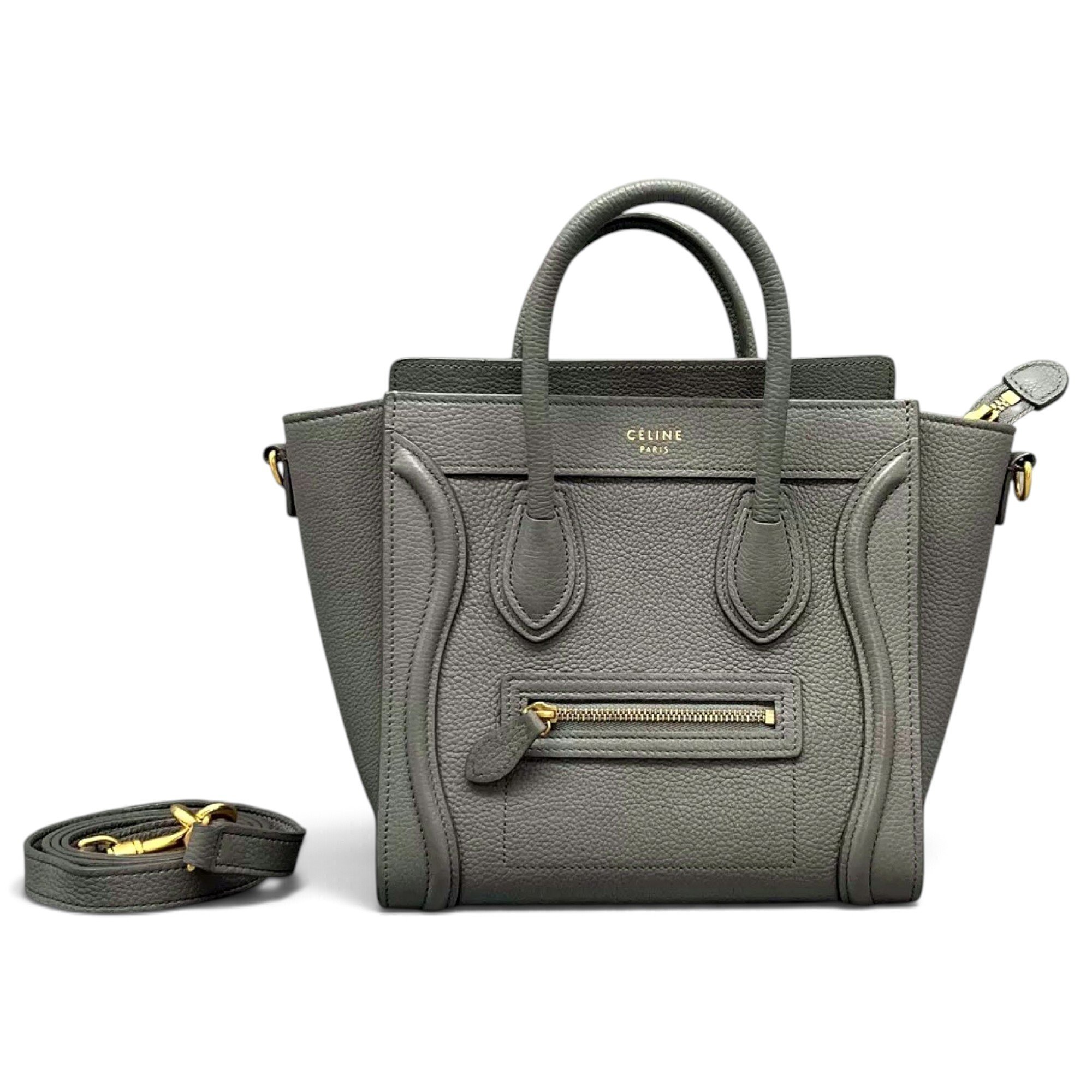 Nano Luggage leather handbag
