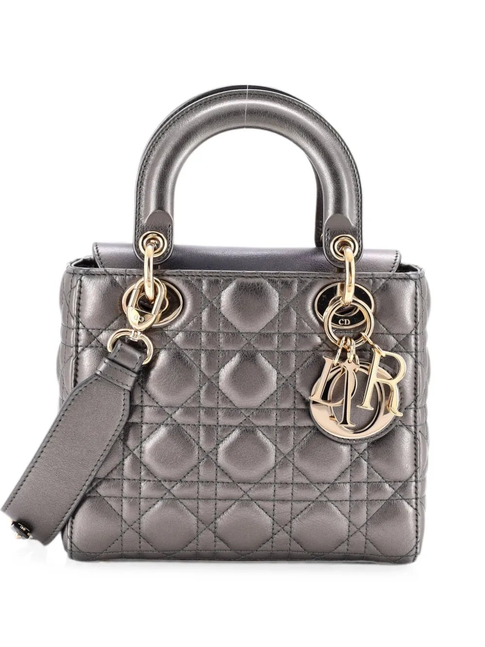 Dior My ABCDior Lady Dior Bag Metallic Cannage Quilt Leather shoulder bag