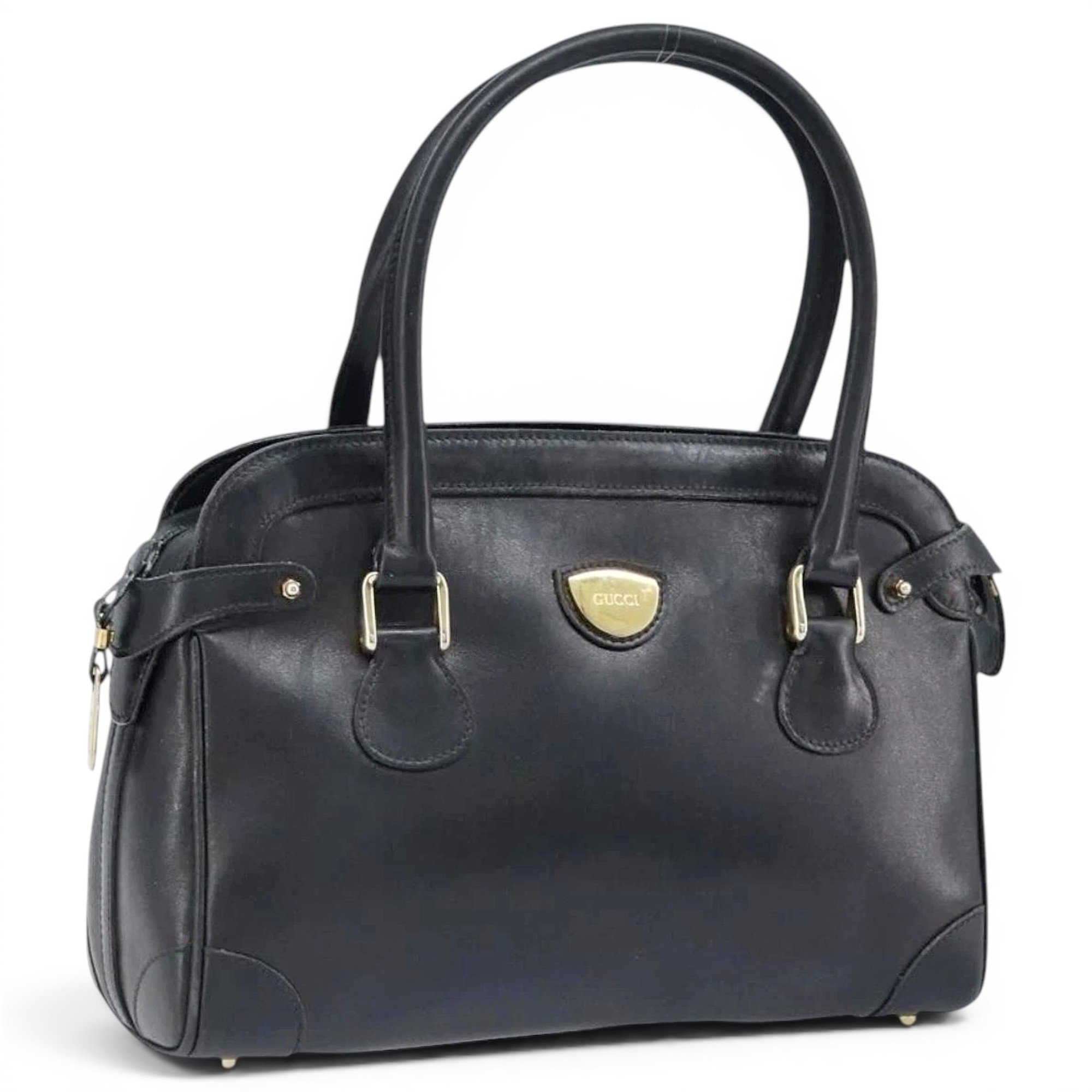 Leather handbag