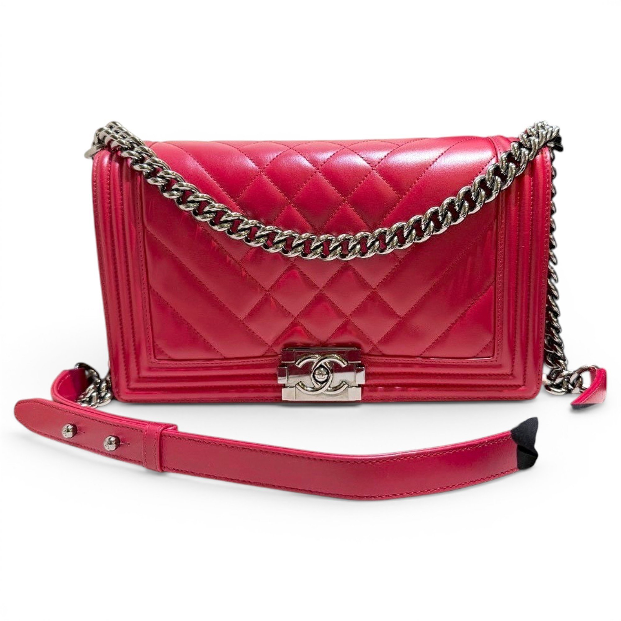 Boy leather crossbody bag
