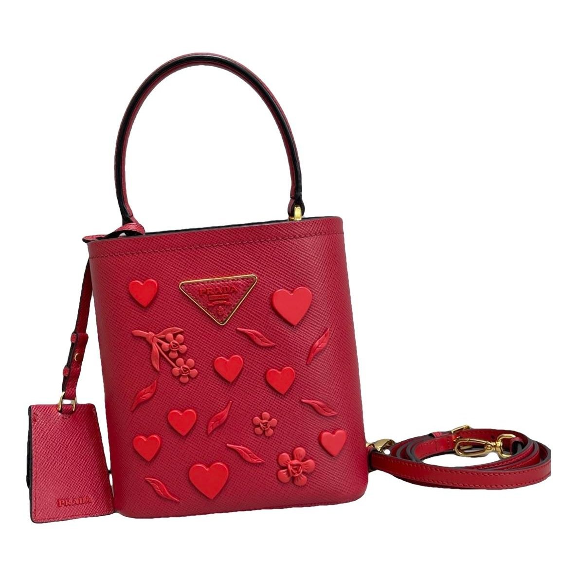 Panier leather handbag