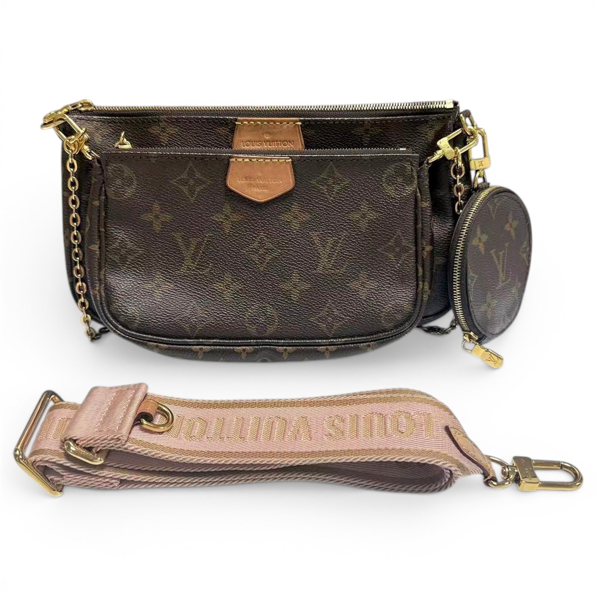 Multi Pochette Accessoires leather crossbody bag