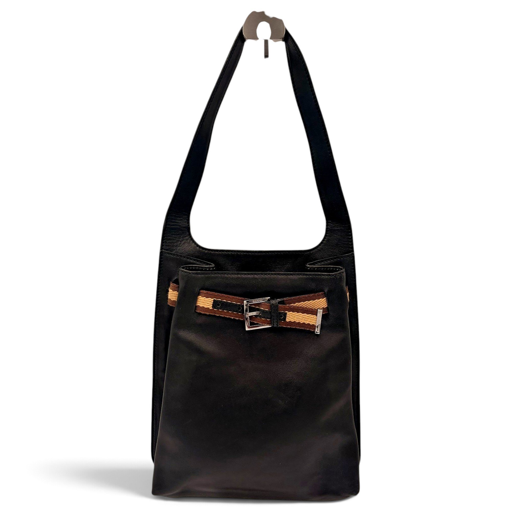 Hobo leather handbag