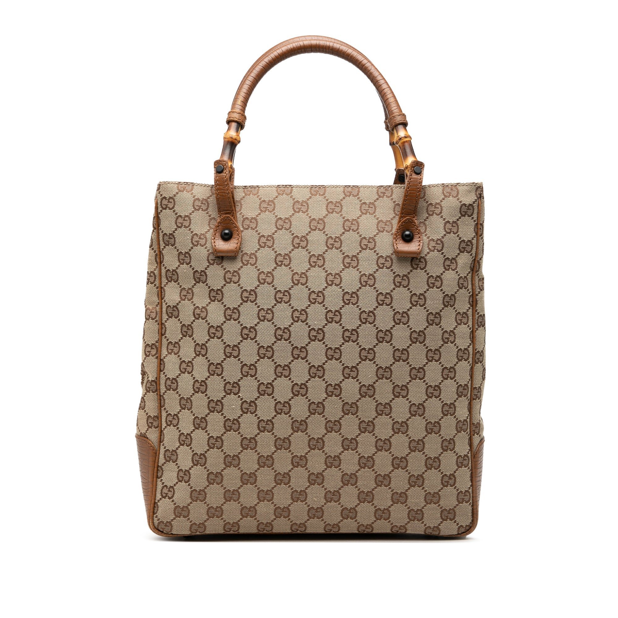 Bamboo leather tote