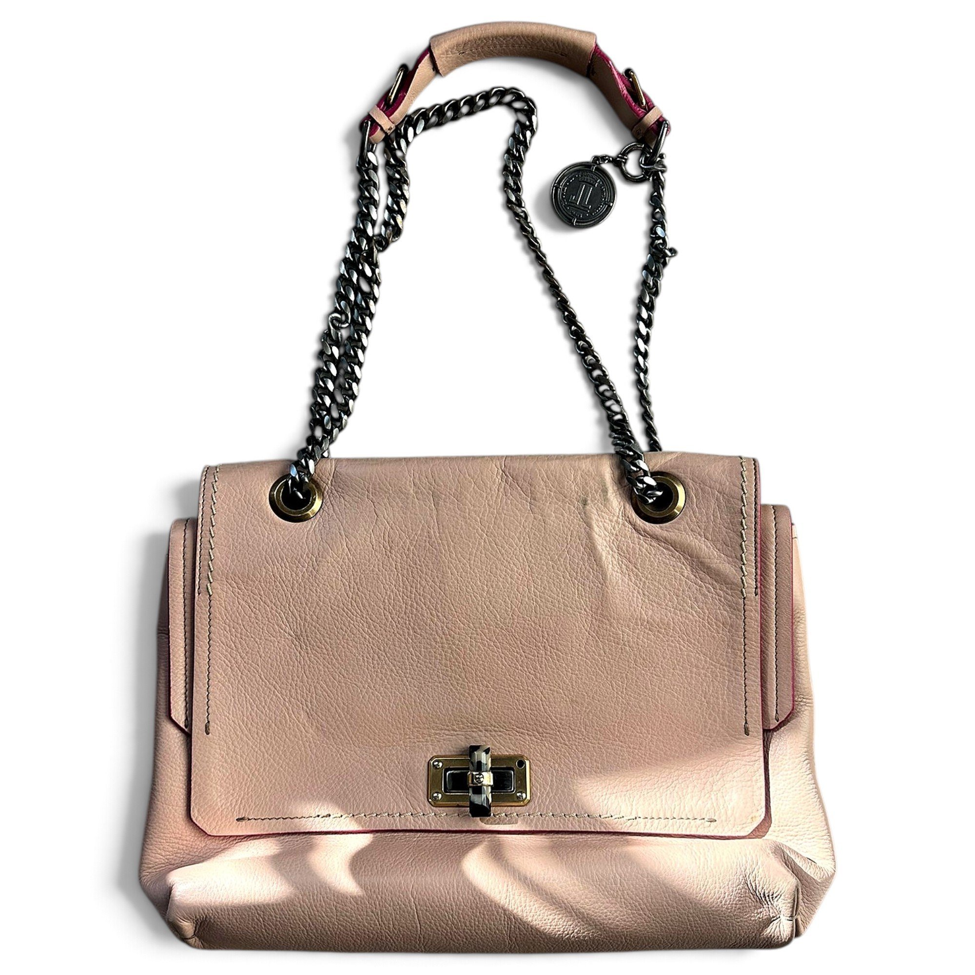 Happy leather handbag