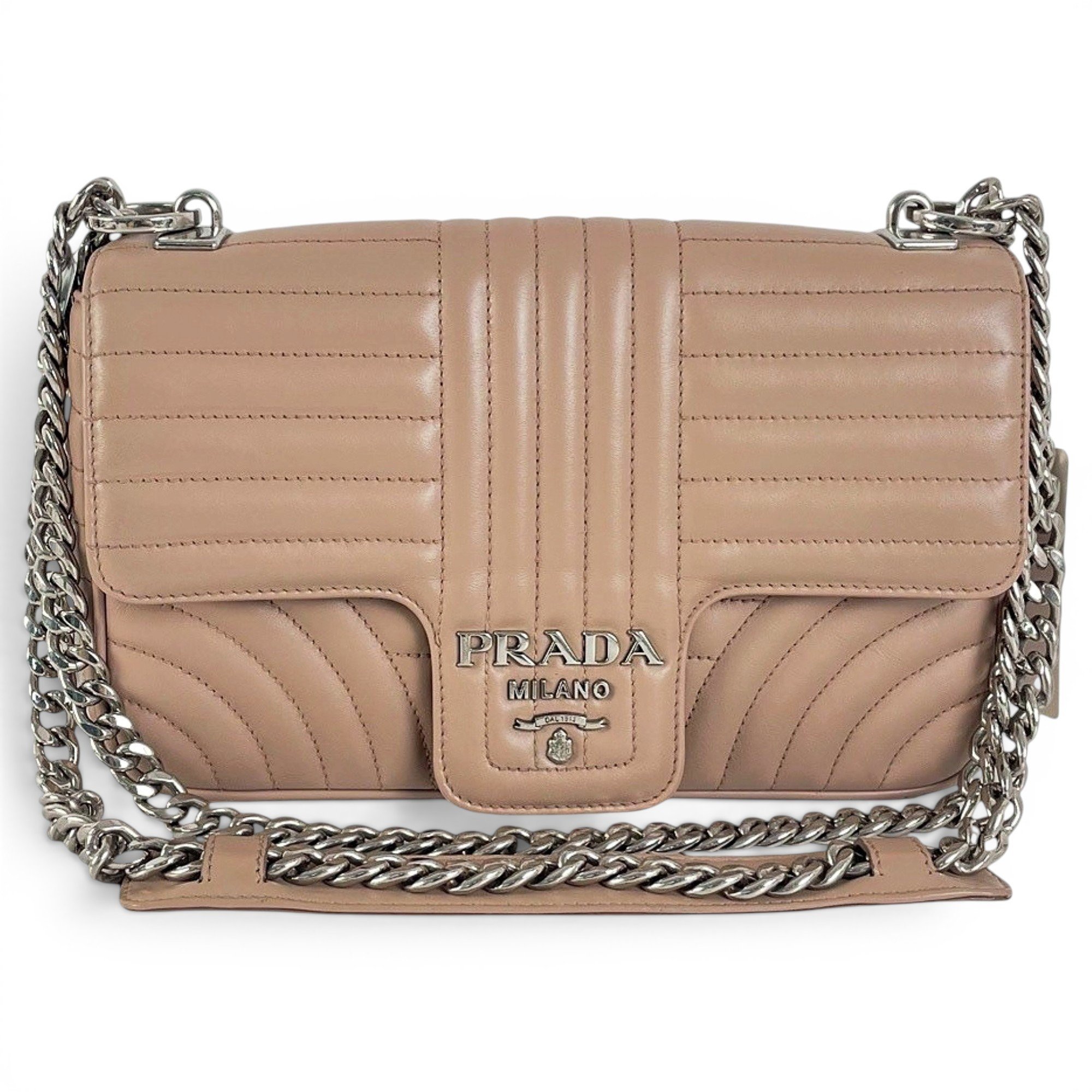 Diagramme leather handbag