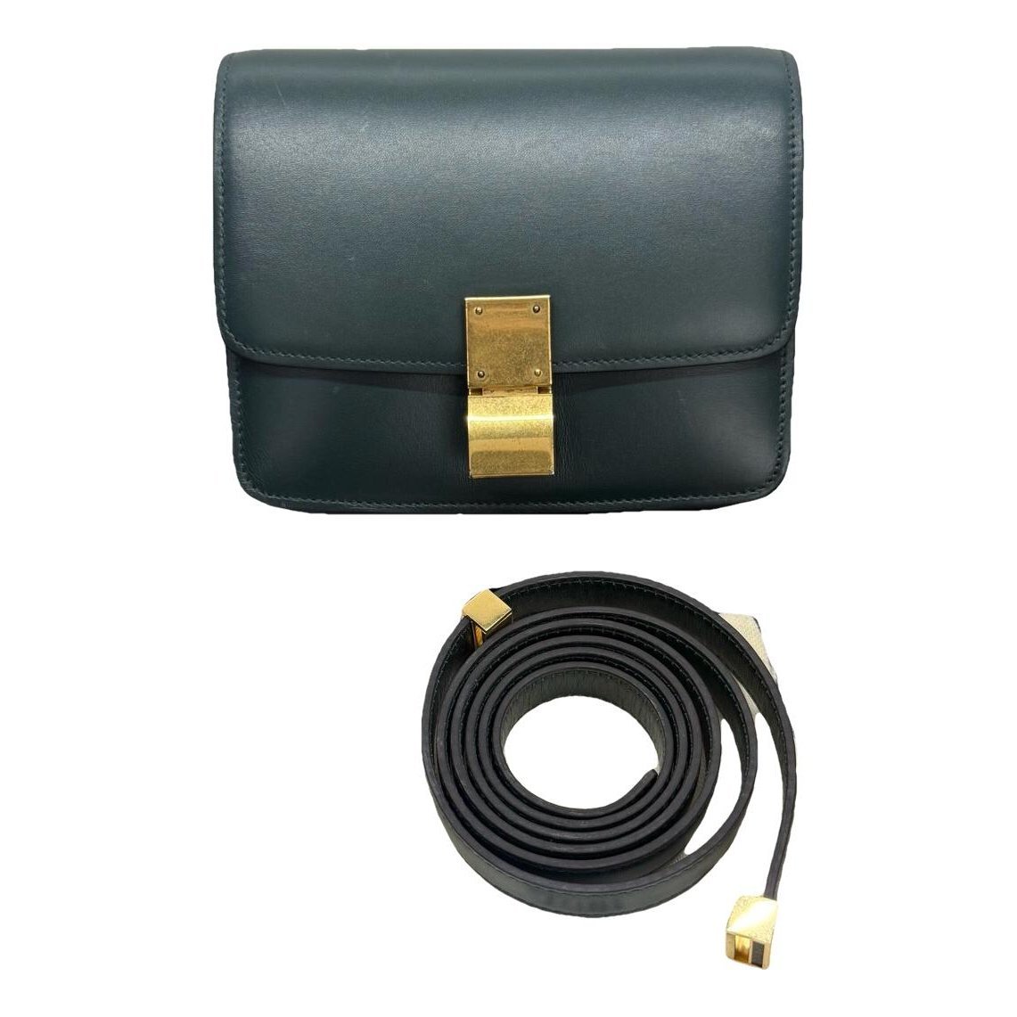 Classic leather crossbody bag