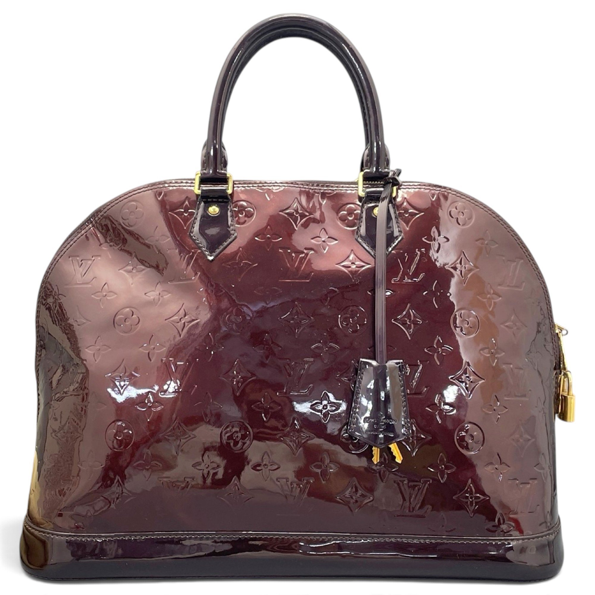 Alma patent leather handbag