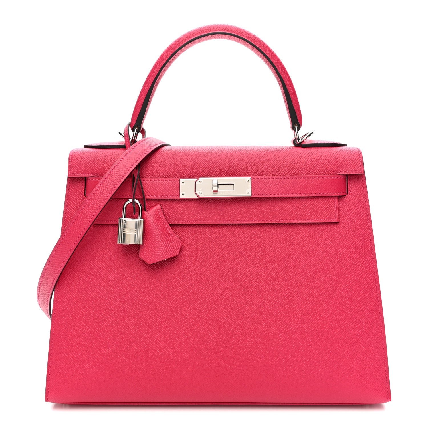 Hermes Hermes Epsom Verso Kelly Sellier 28 Framboise Prune