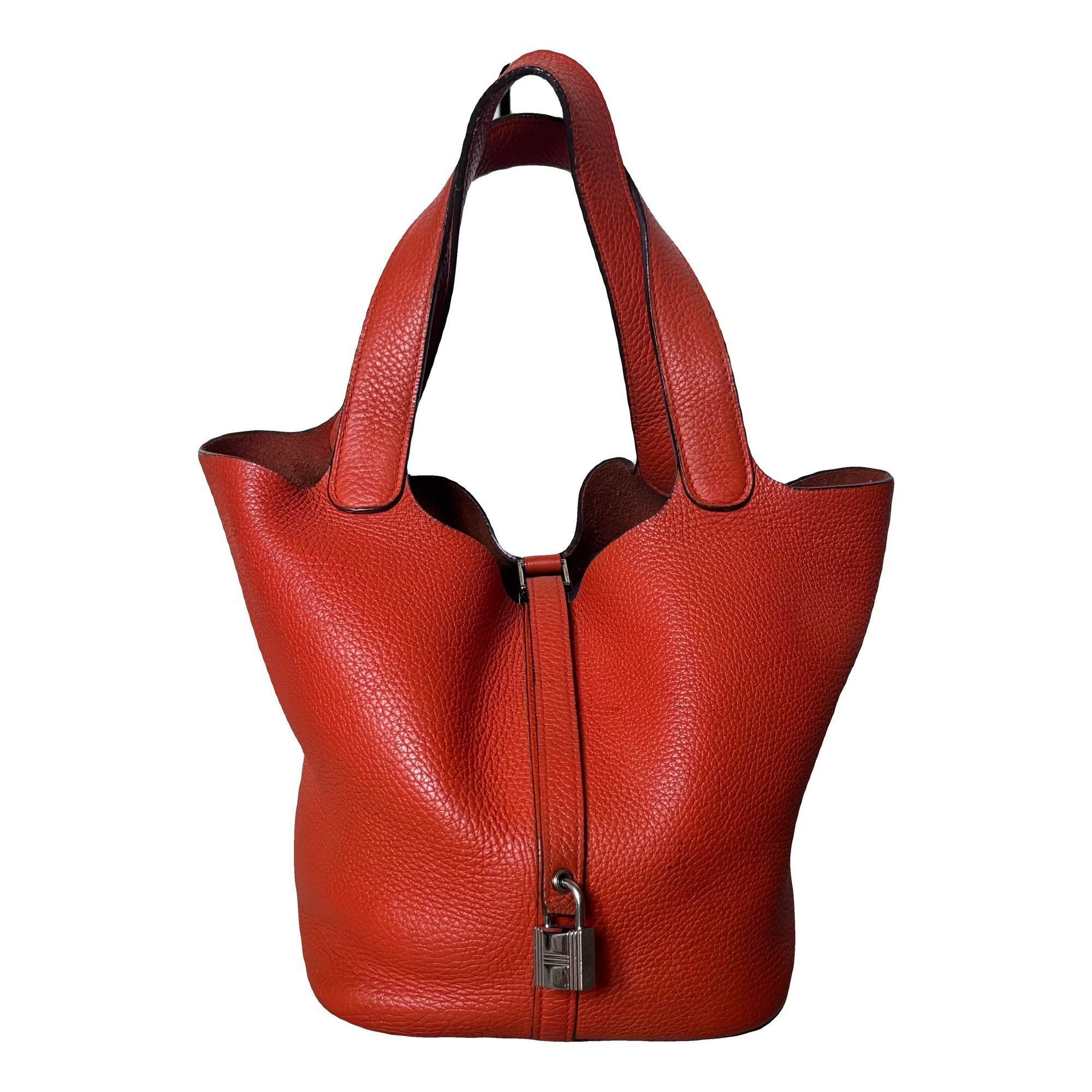 Picotin leather handbag