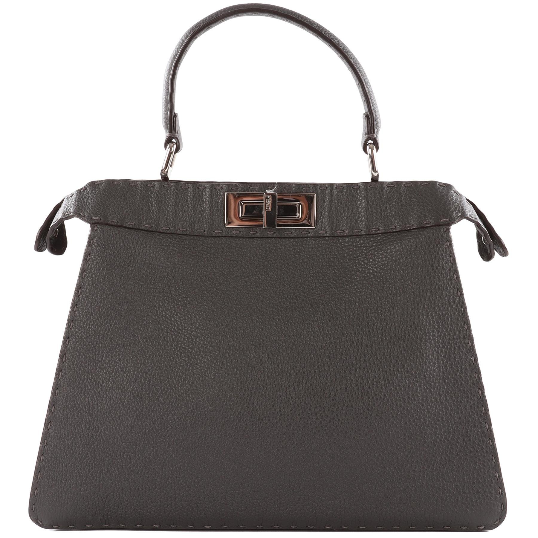 Peekaboo IseeU leather tote