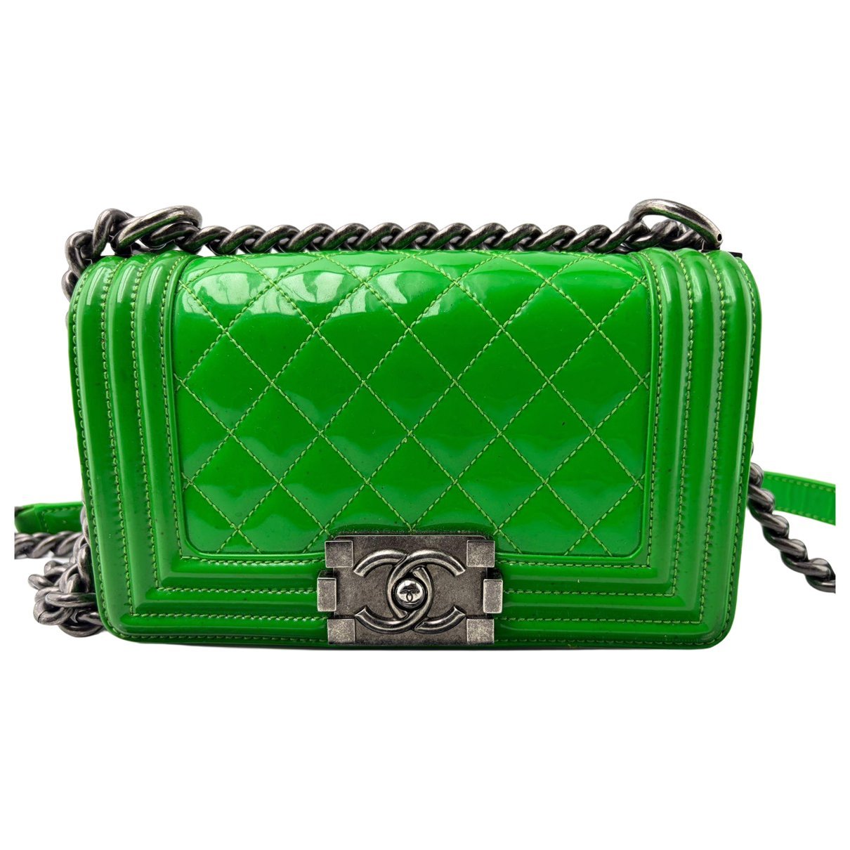 Boy patent leather handbag